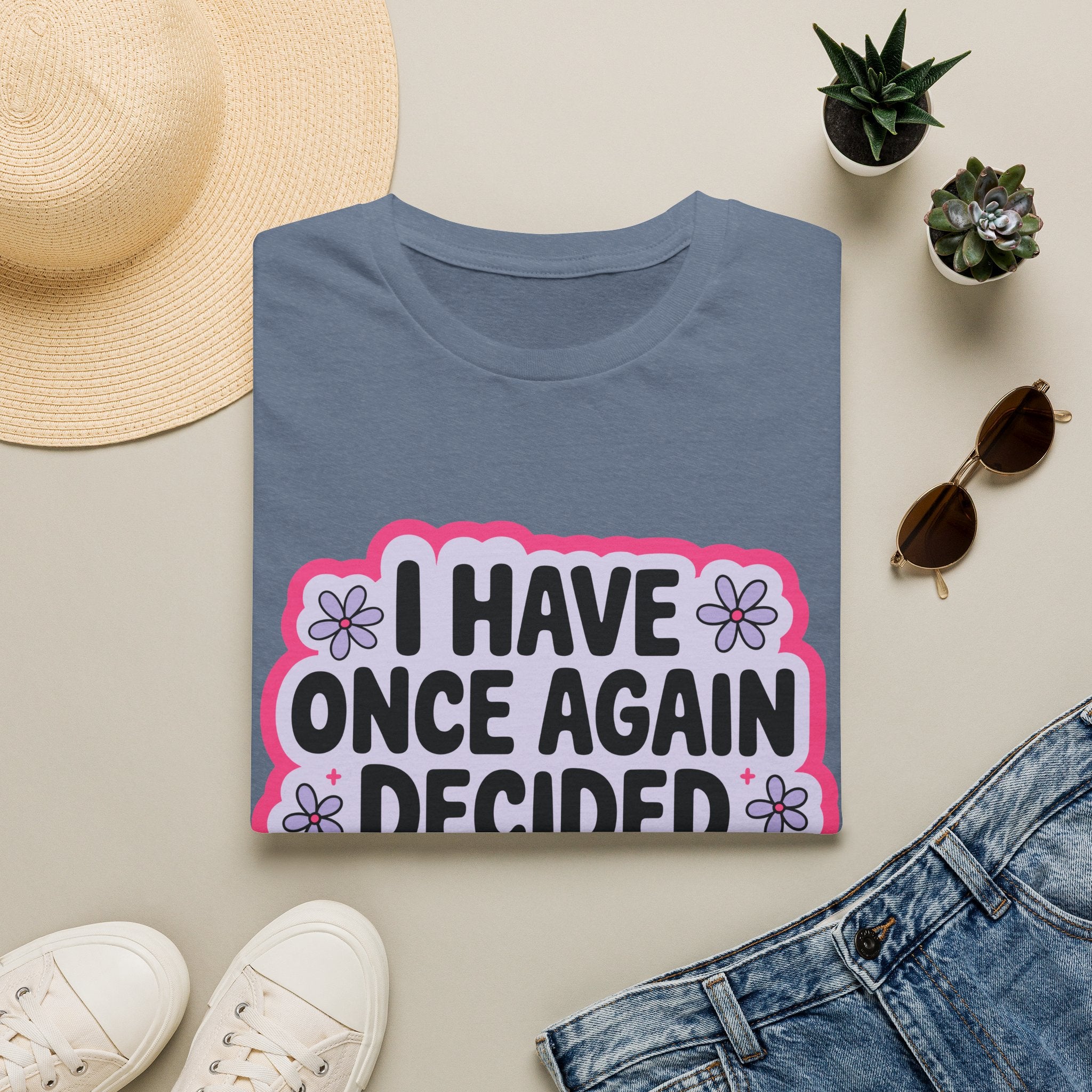 Decided To Be Difficult Tee - Gildan