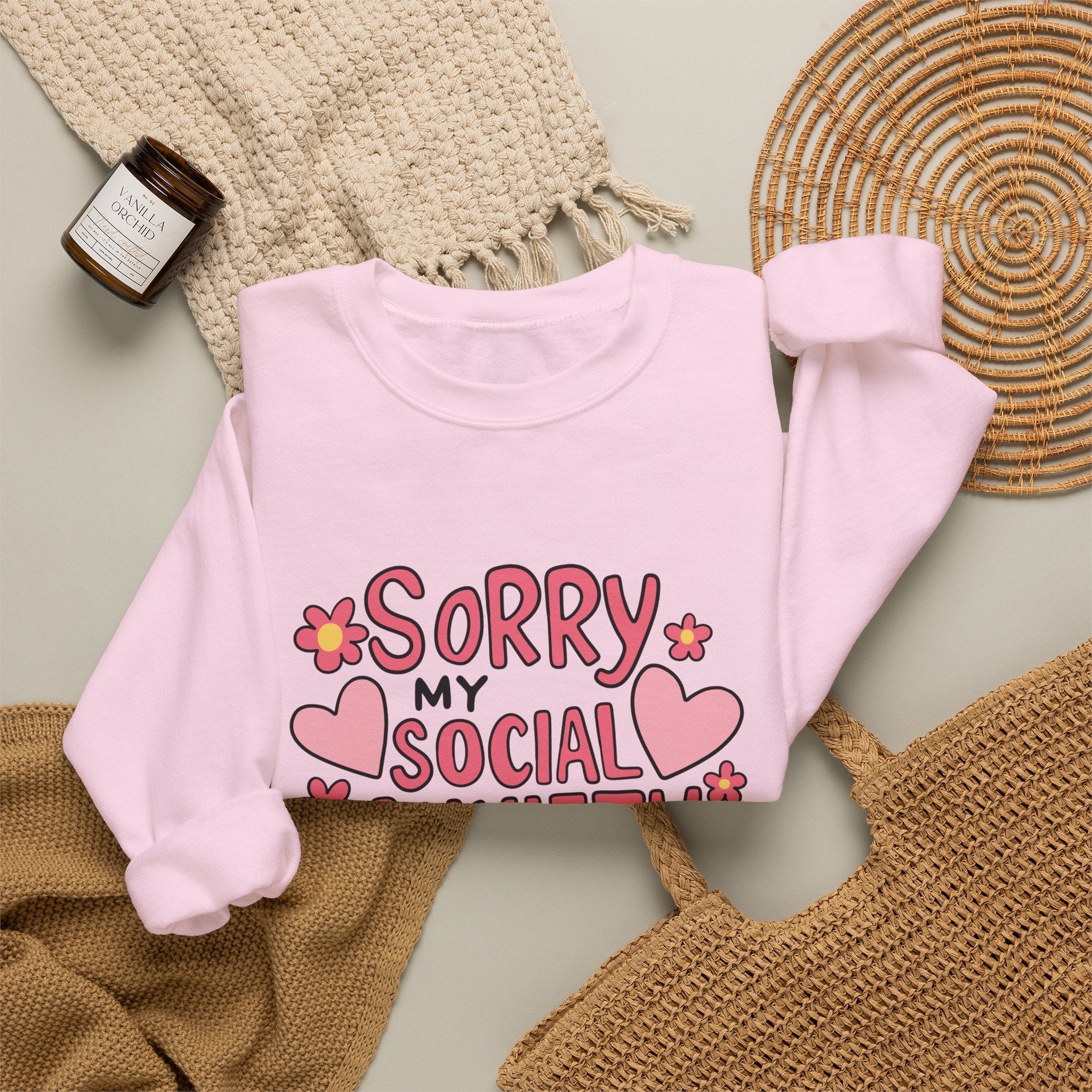 My Social Anxiety Says No Sweatshirt