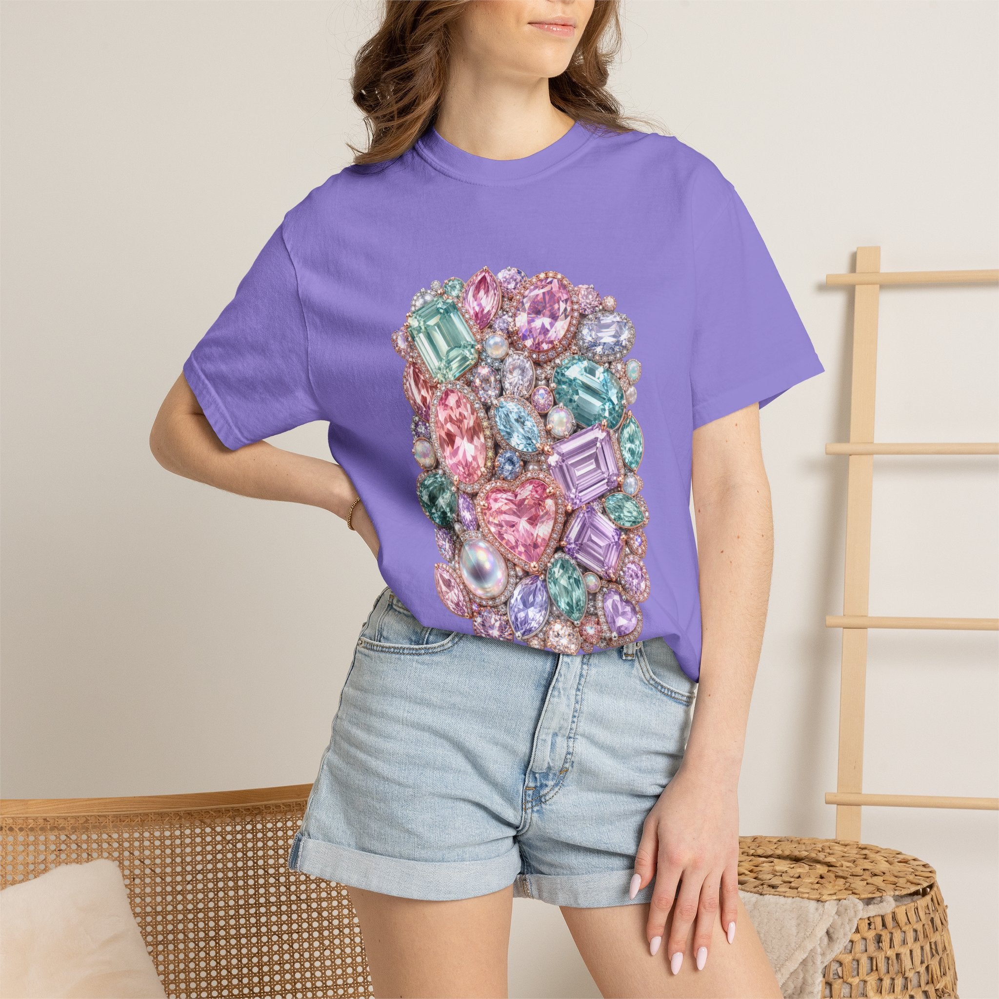 Halo Gemstone Tee - Comfort Colors