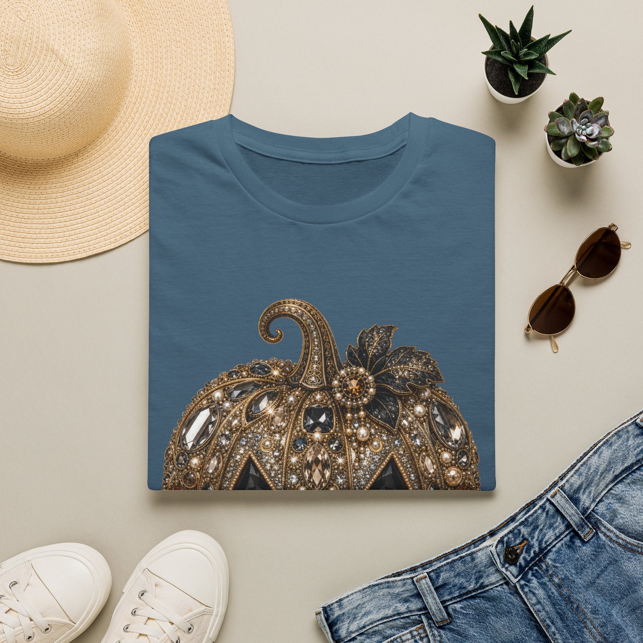 The Jeweled Pumpkin Tee - Gildan