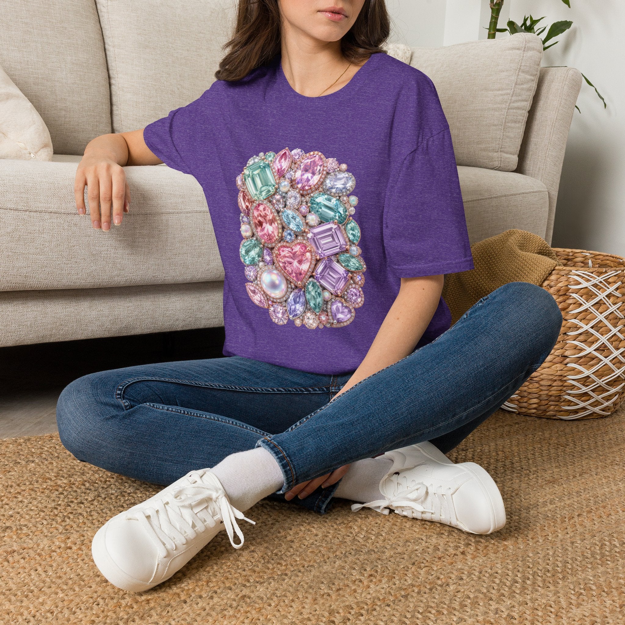 Halo Gemstone Tee - Gildan
