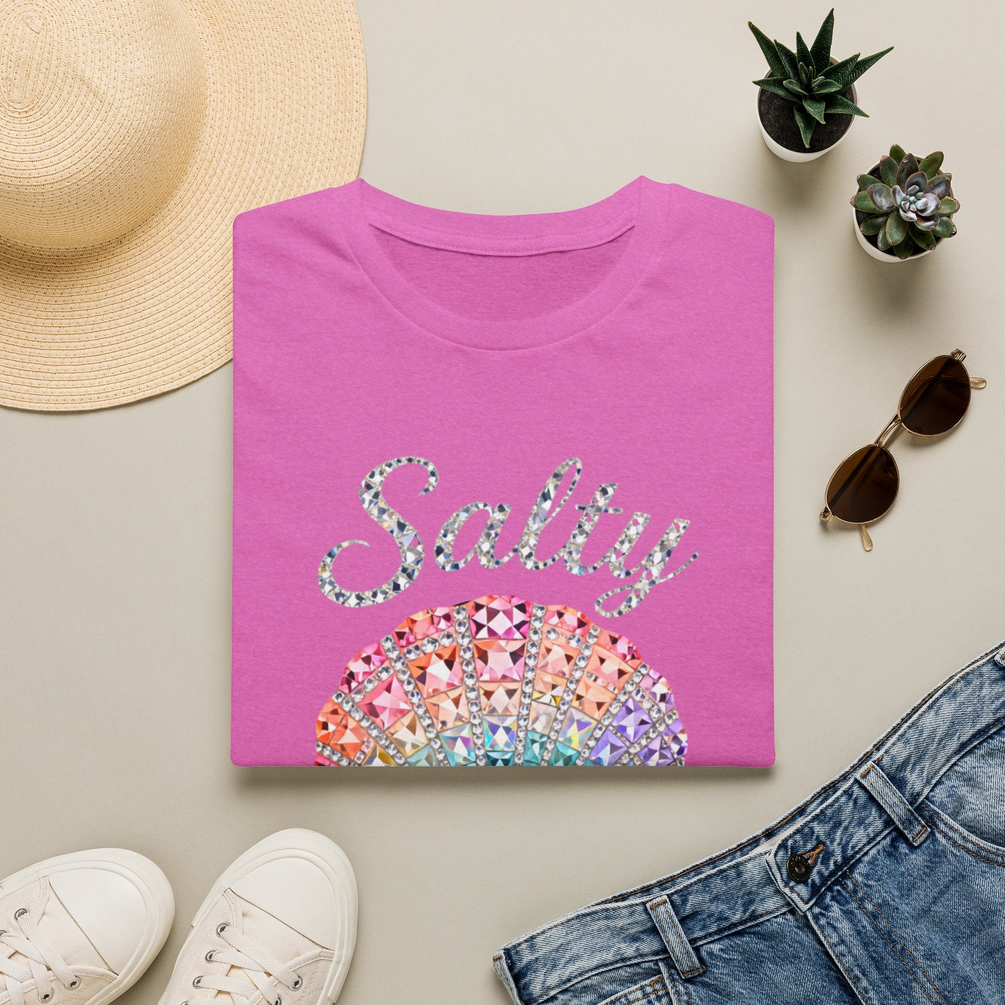 Salty Soul Jewel Tee - Gildan