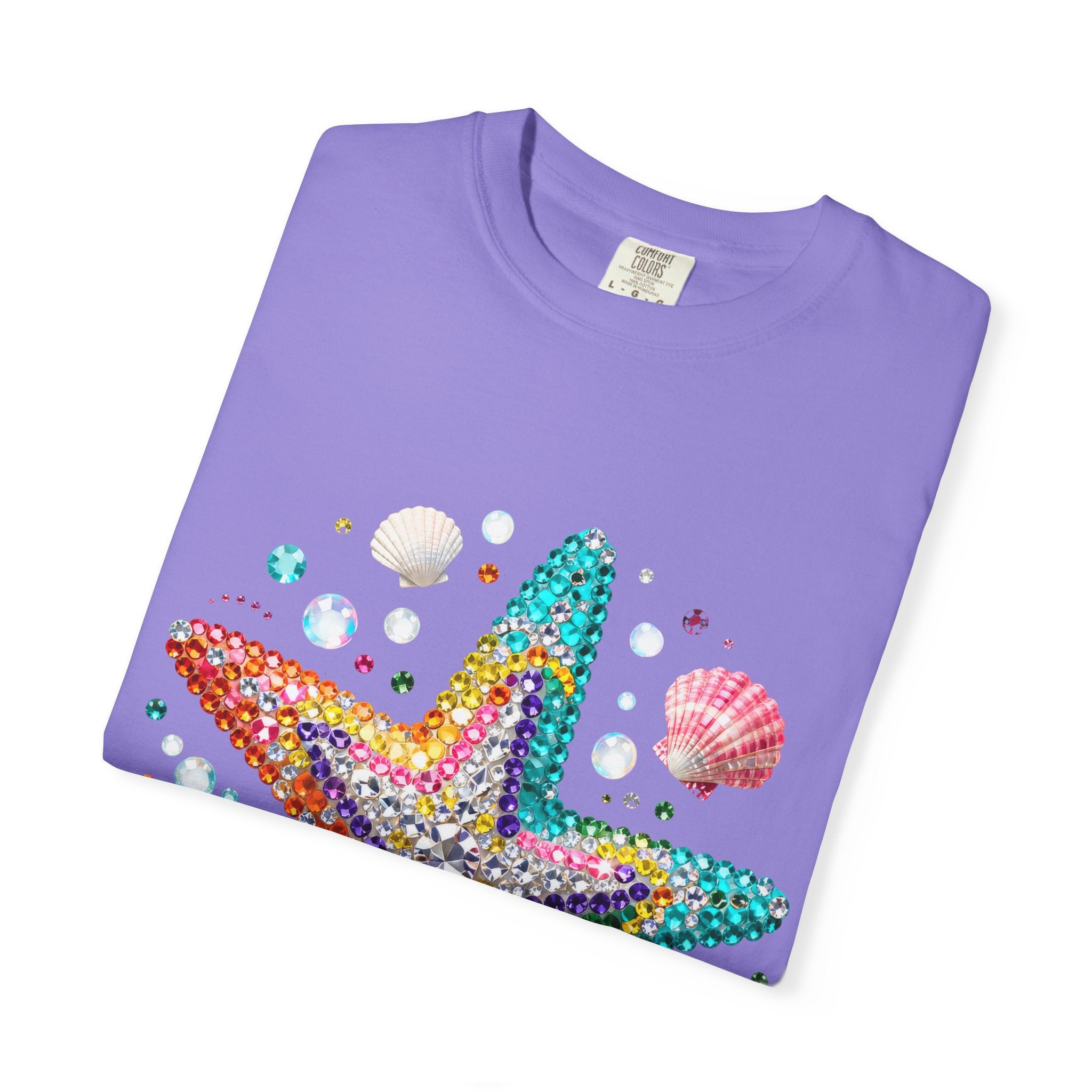 Jeweled Starfish Tee - Comfort Colors