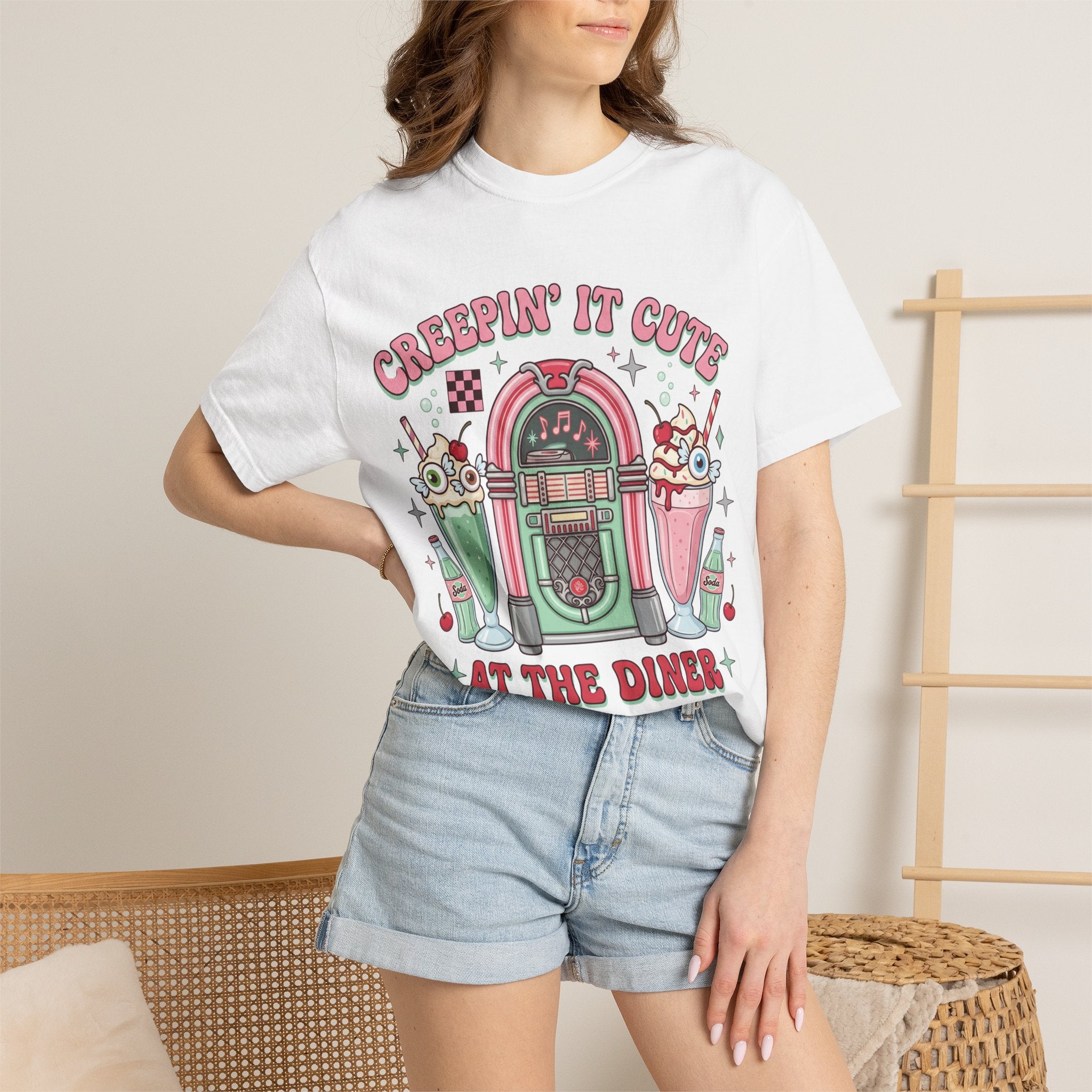 Creepin' It Cute Tee - Comfort Colors