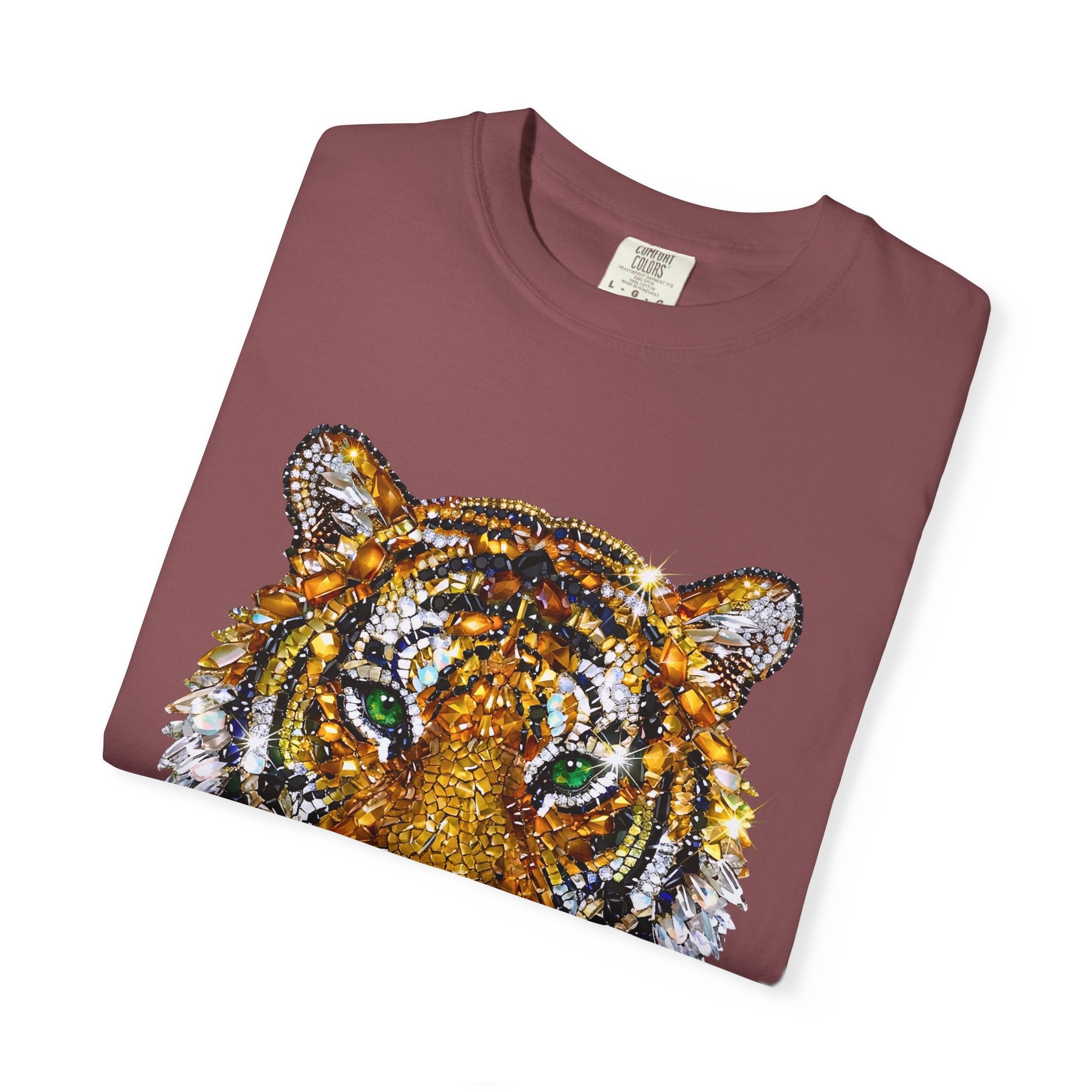 Jeweled Tiger Tee - Comfort Colors