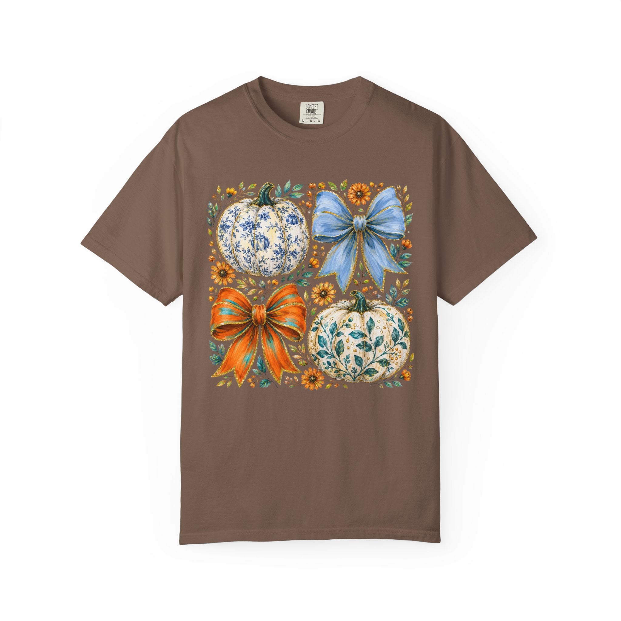 Cozy Autumn Pumpkin Tee - Comfort Colors