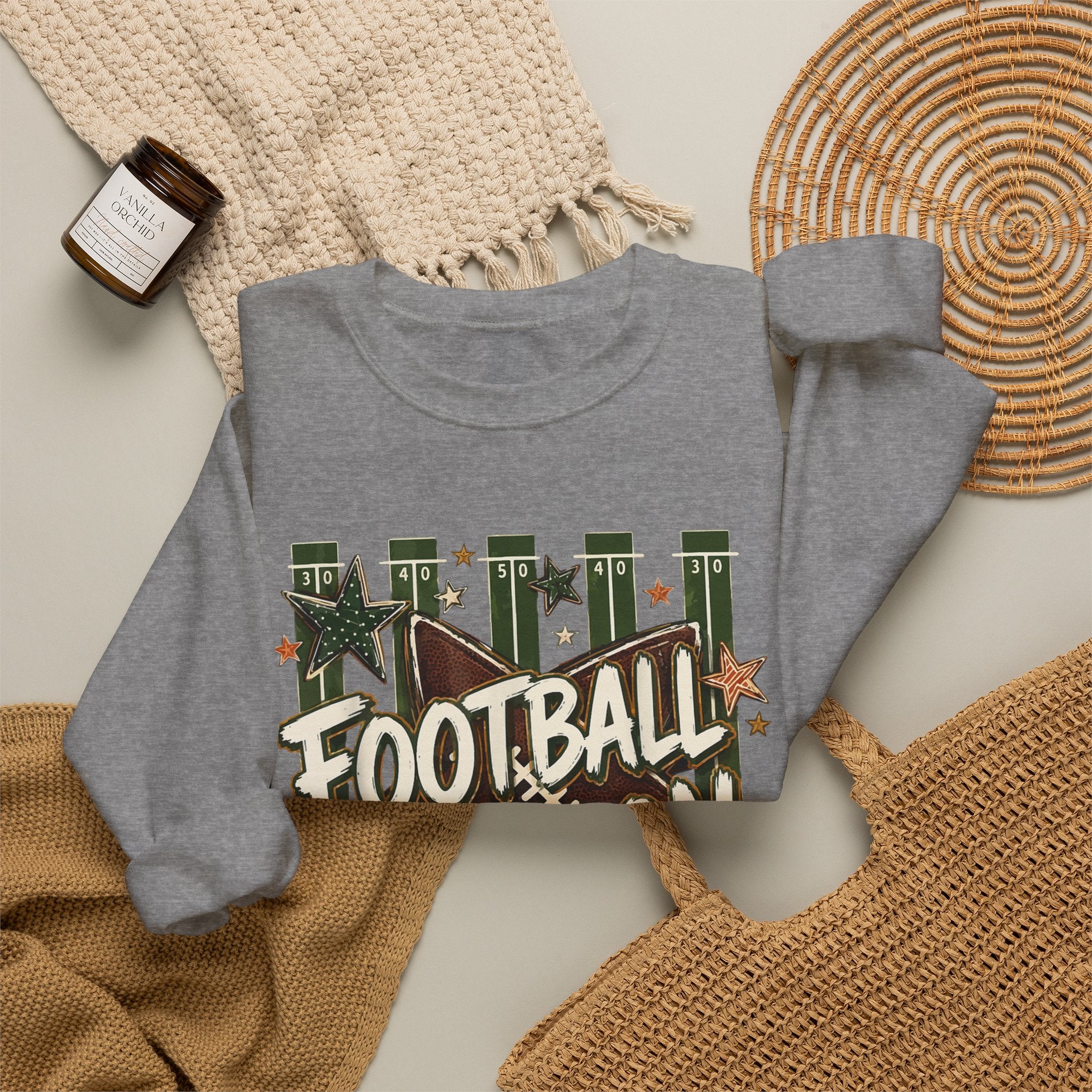 Football Season Sweatshirt - Gildan