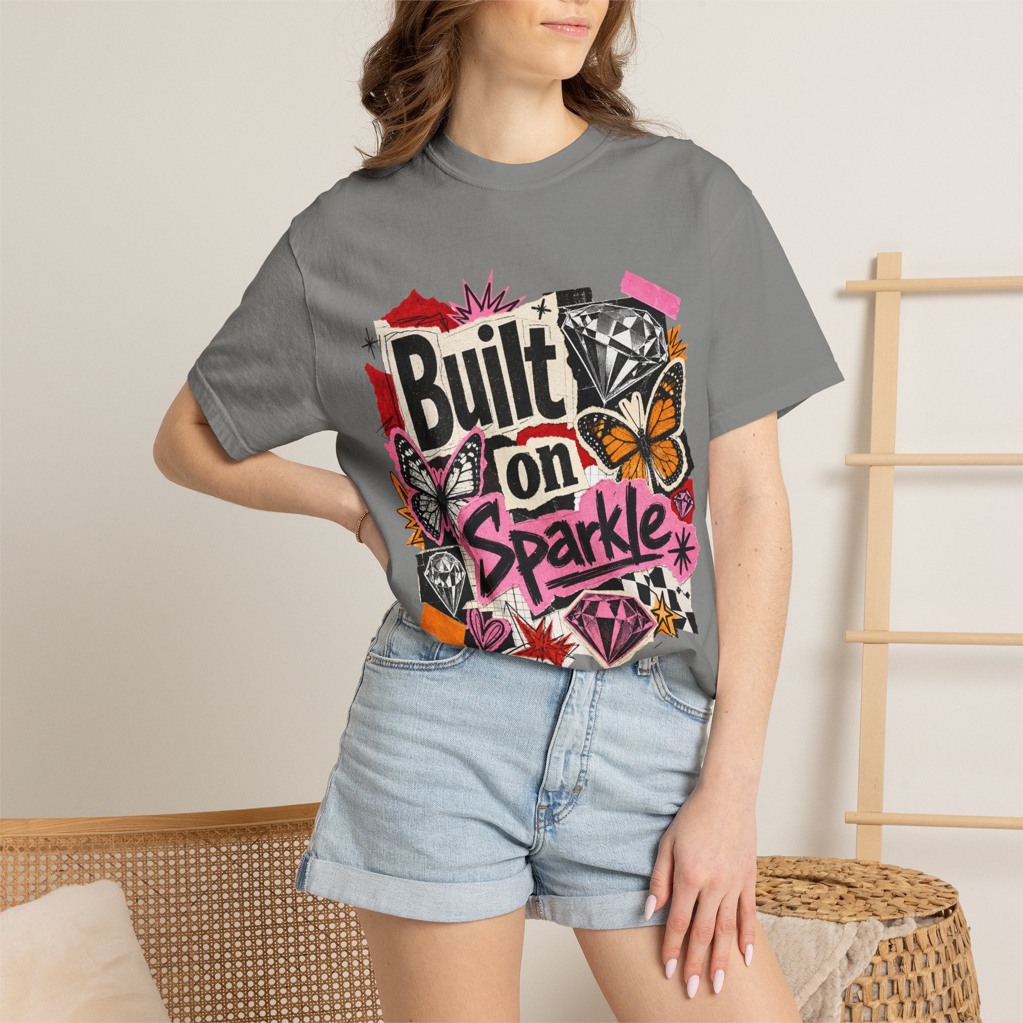 Built on Sparkle Tee - Comfort Colors