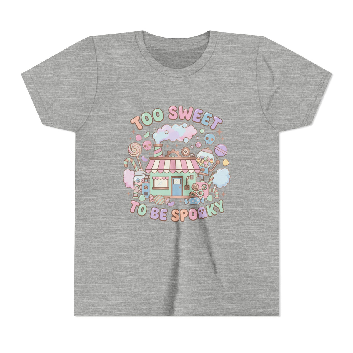 Too Sweet To Be Spooky Big Kid Tee
