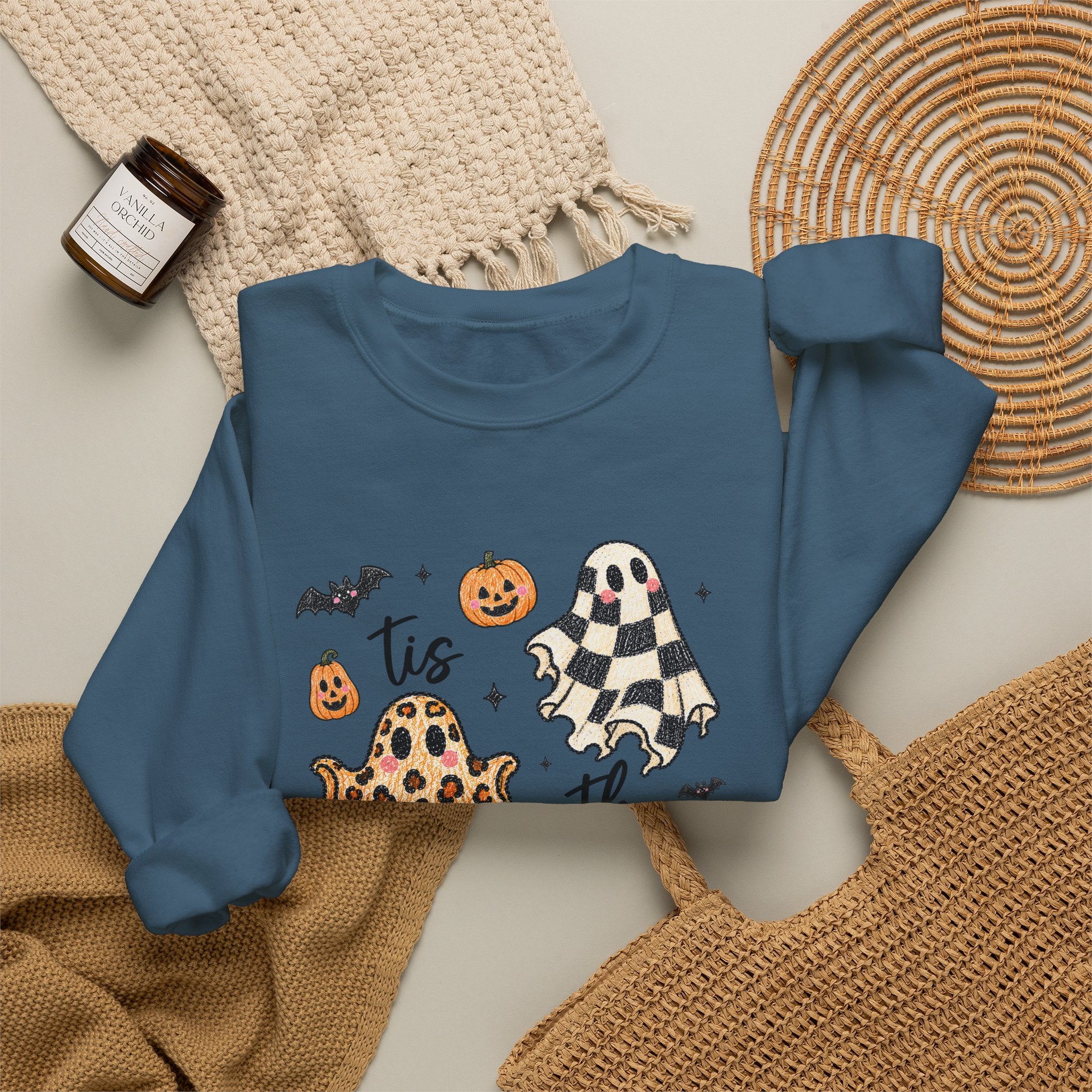 Tis The Season Halloween Sweatshirt - Gildan