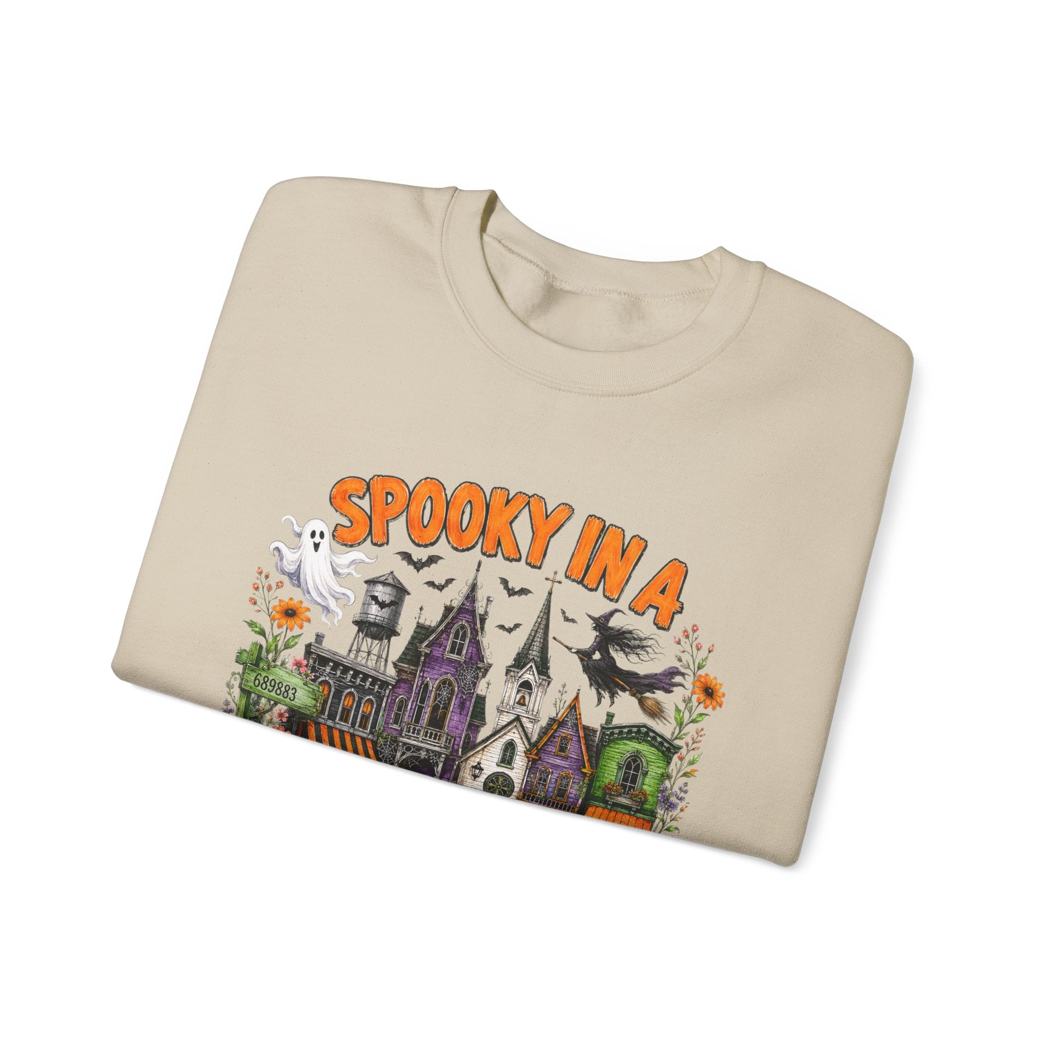 Spooky In A Smalltown Sweatshirt - Gildan