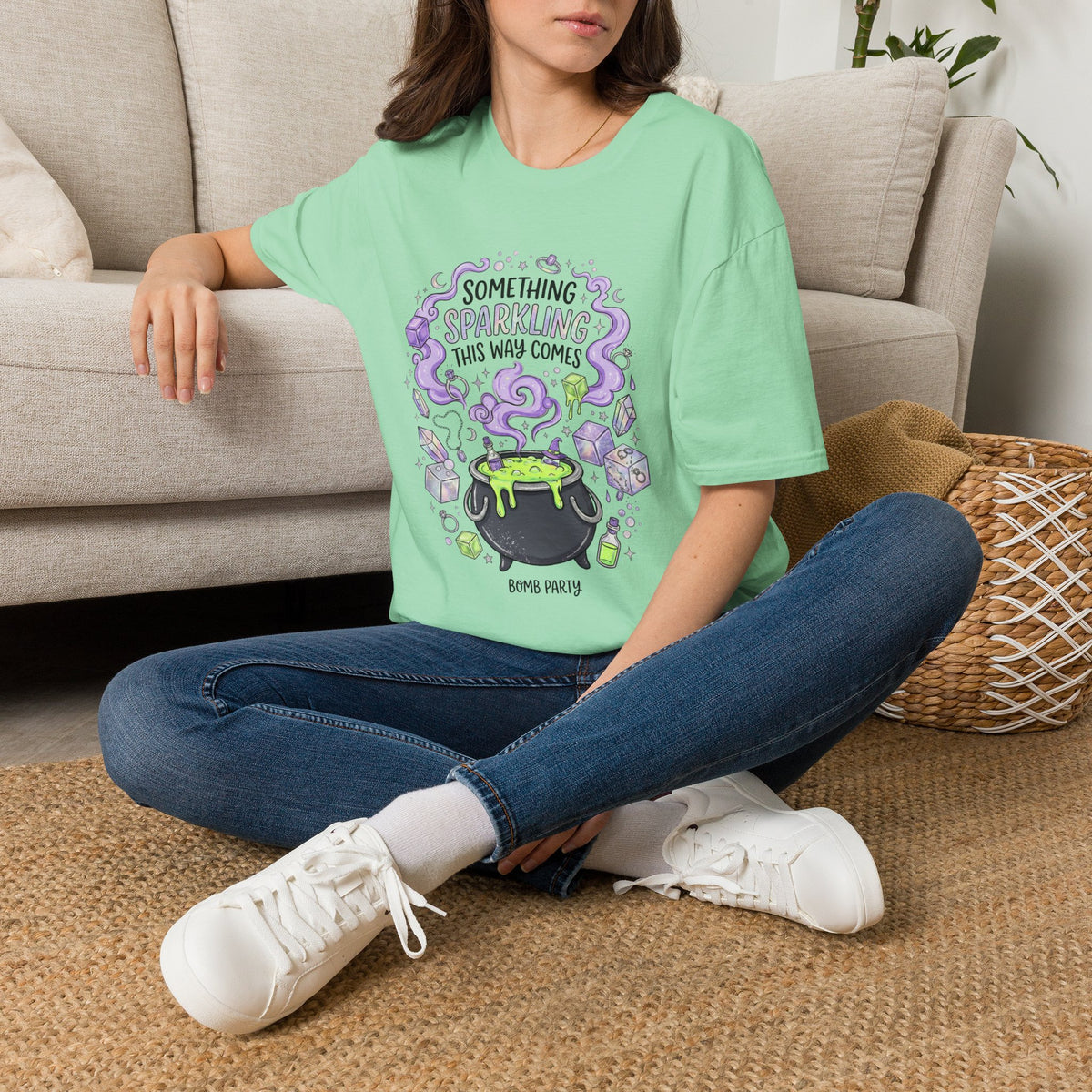 The Spooky Cauldron Tee - Gildan