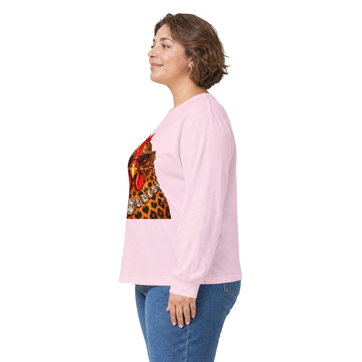The Sassy Chicken Long Sleeve Tee - Gildan