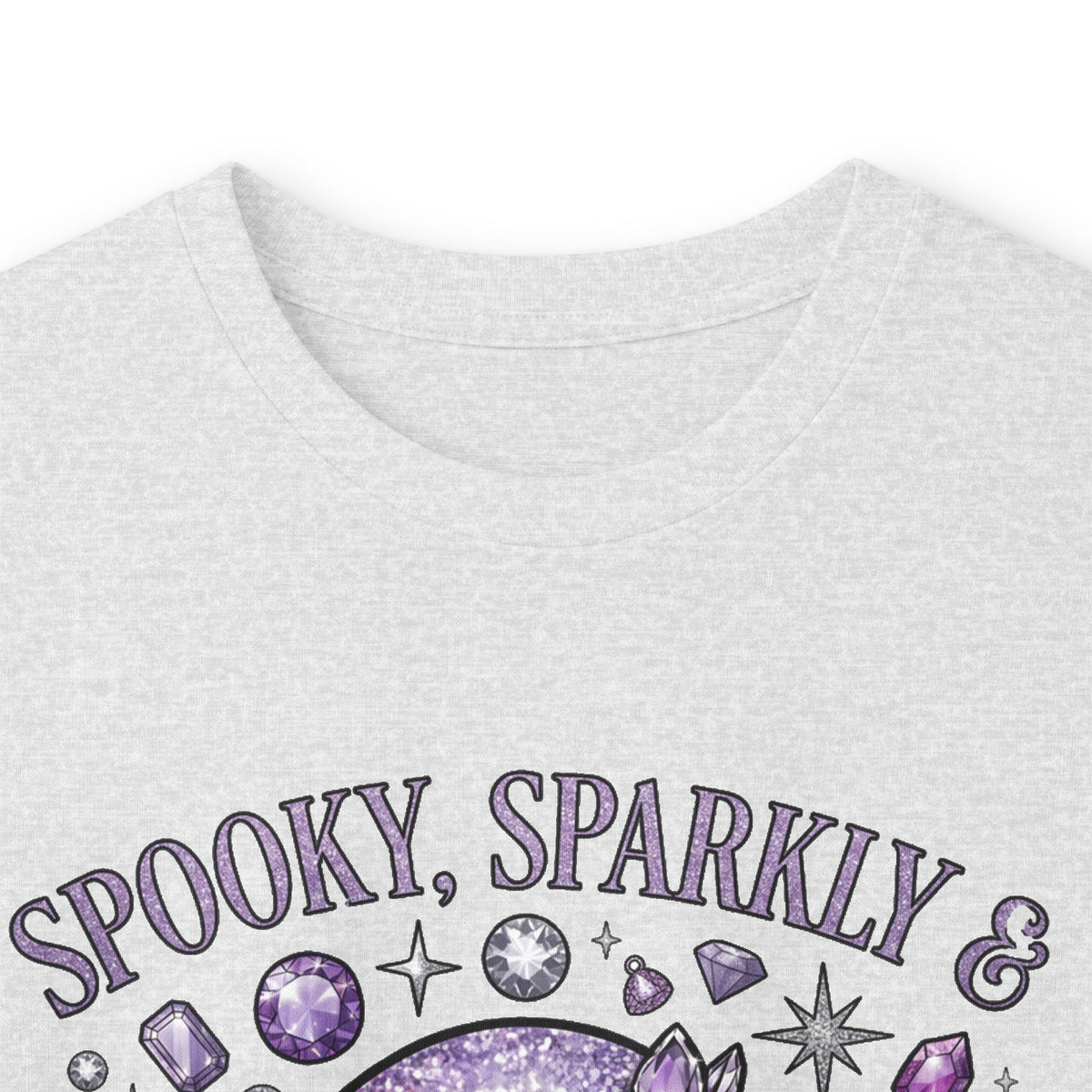 Spooky and Sparkly Long Sleeve Tee - Gildan