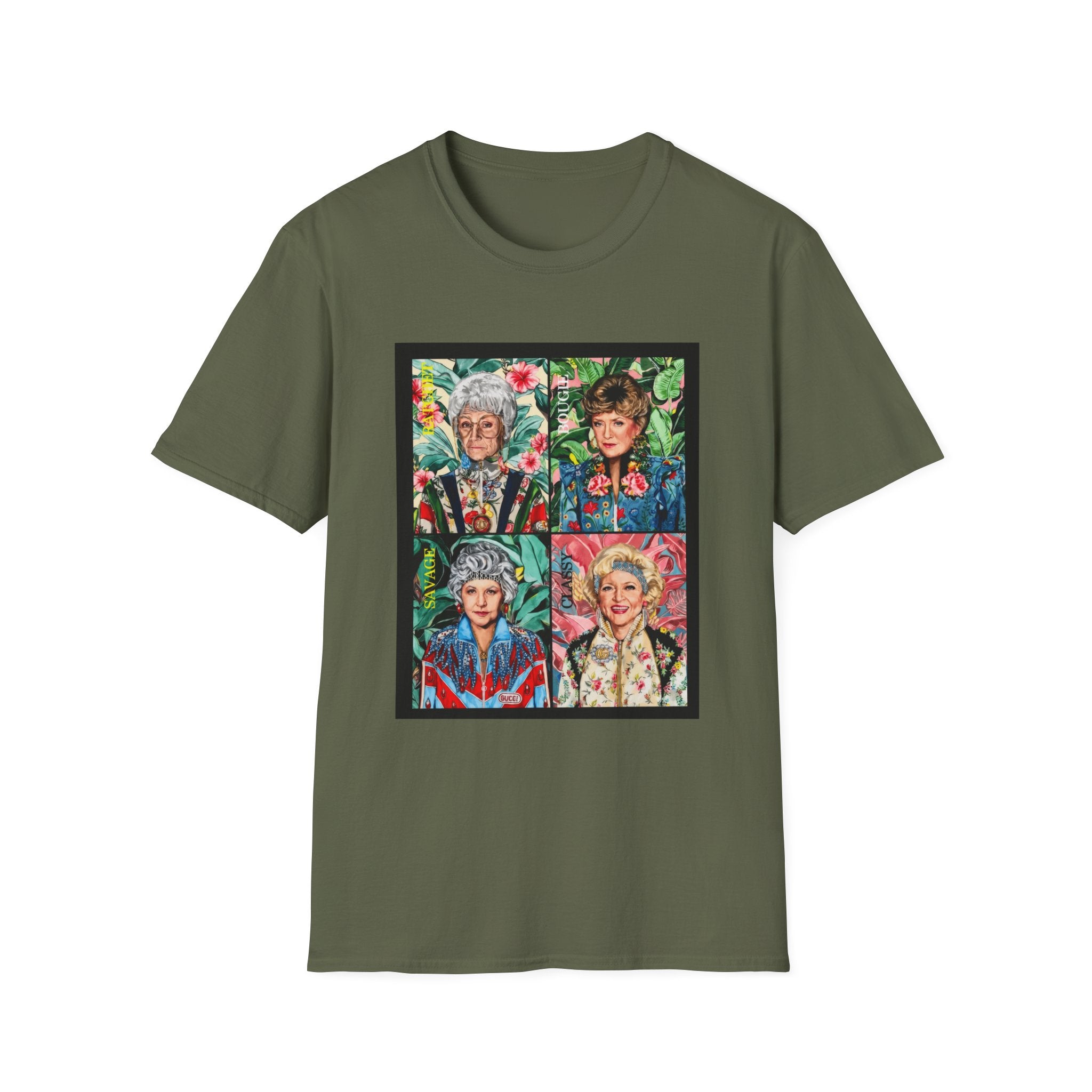 Golden Baddies Tee - Gildan