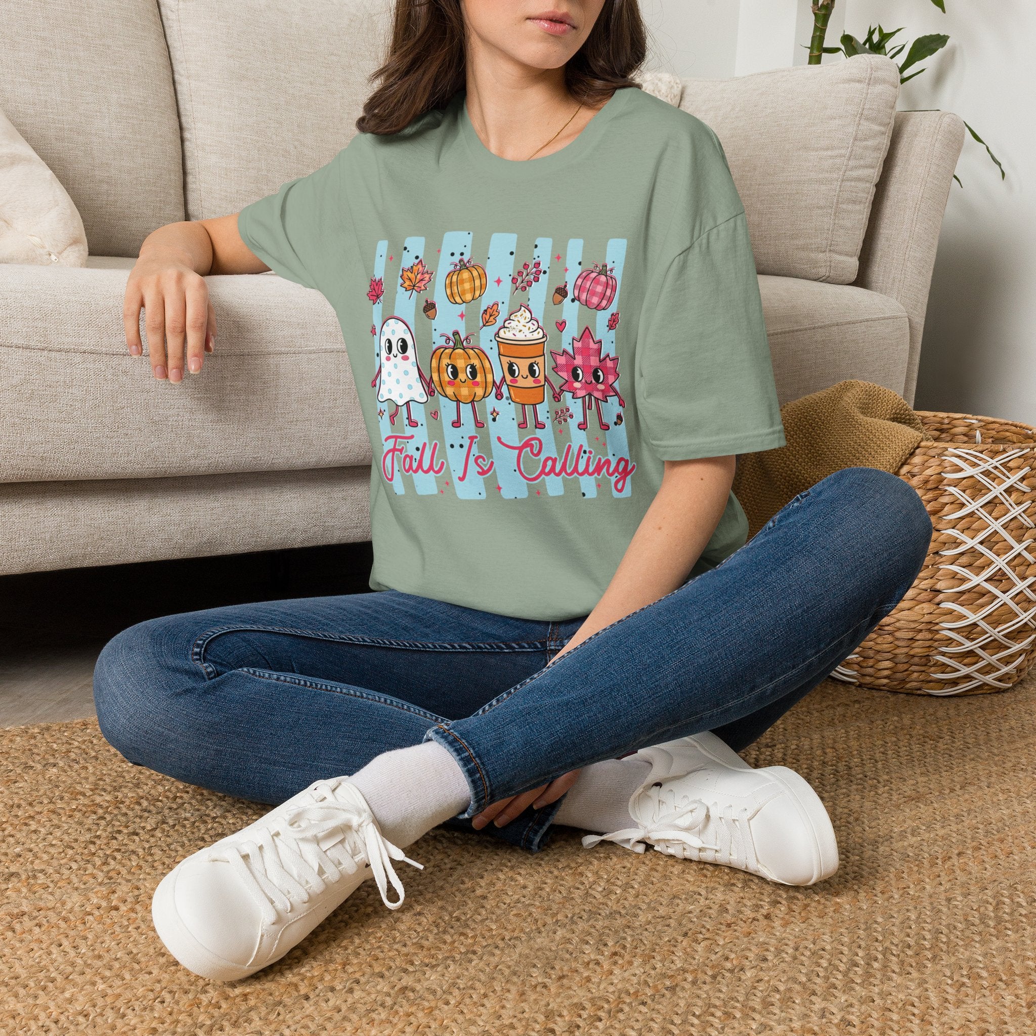 Fall Is Calling Tee - Gildan