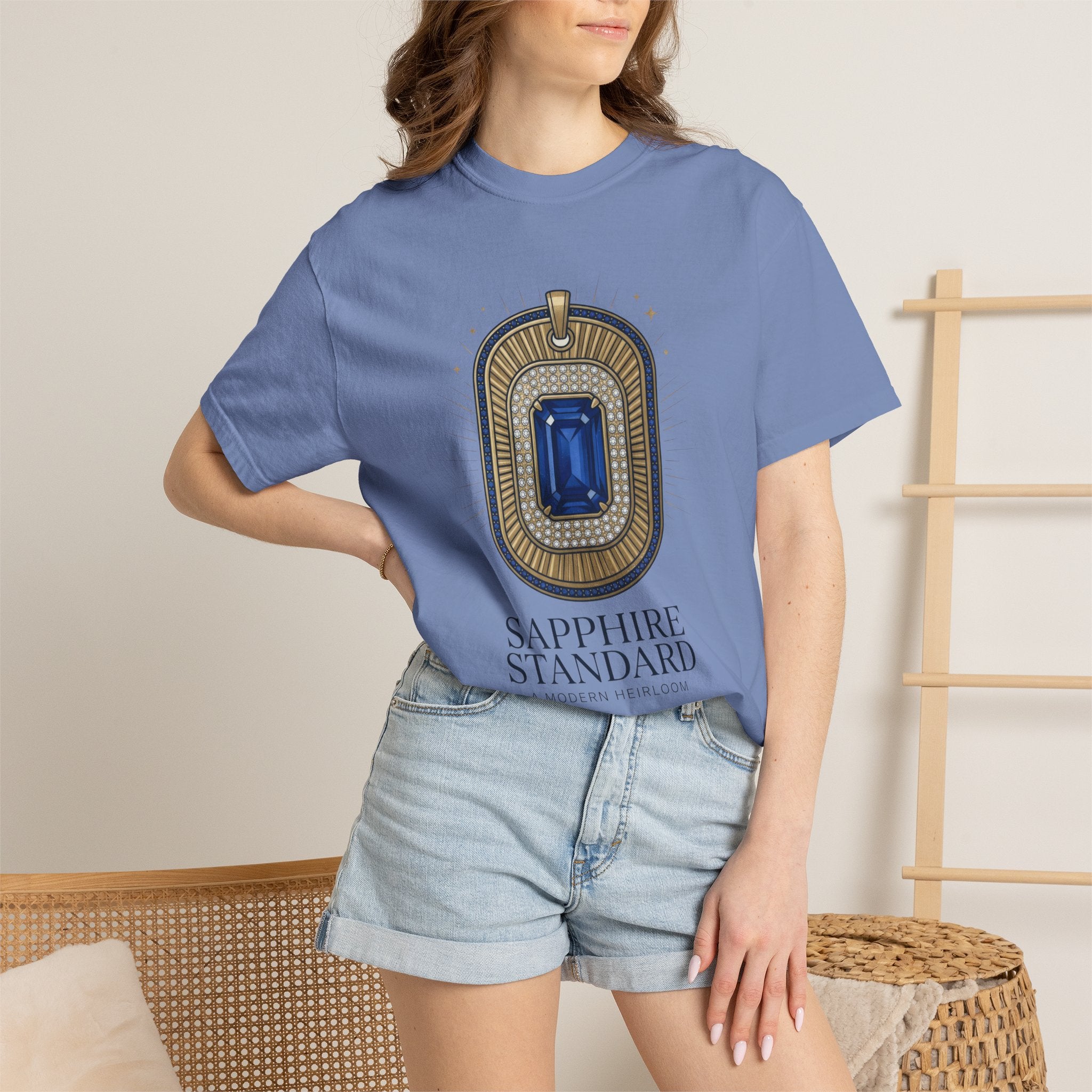 The Sapphire Standard Tee - Comfort Colors