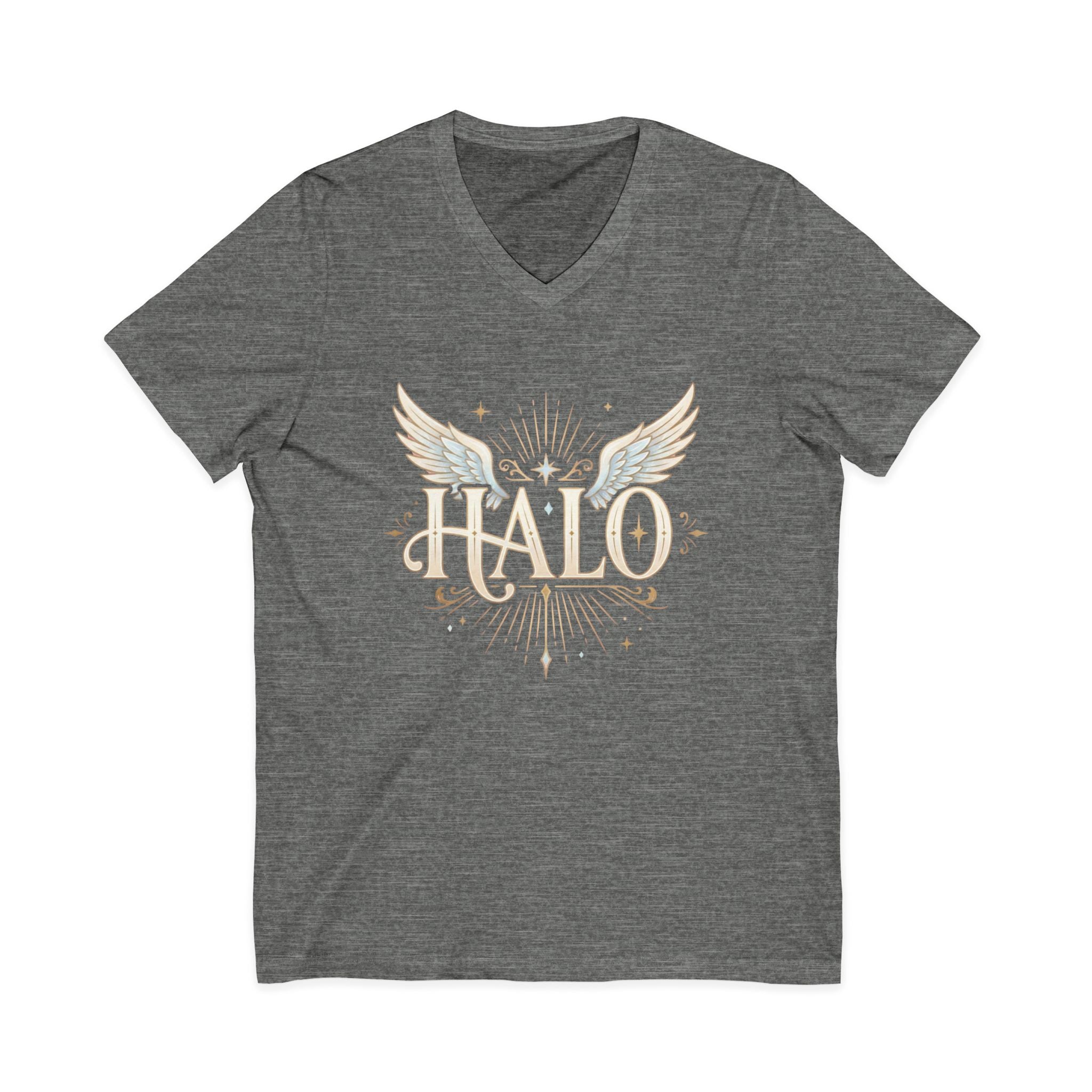 Halo V-Neck Tee - Bella+Canvas