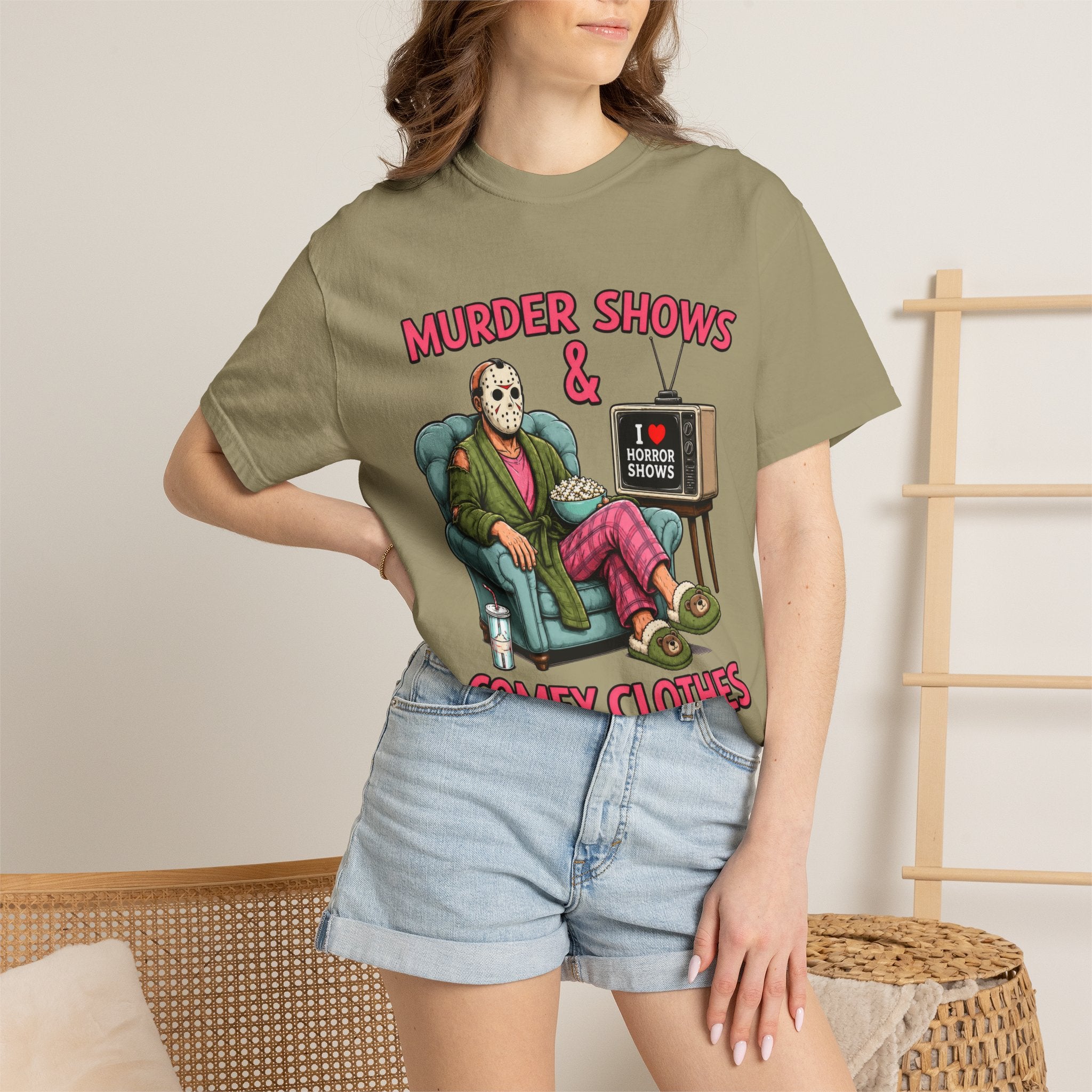 Murder Shows and Comfy Clothes T-shirt - Comfort colors