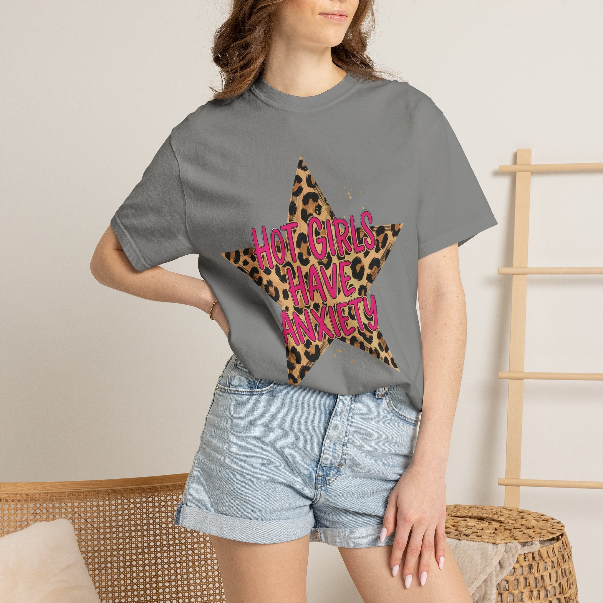 Hot Girls Have Anxiety Tee - Comfort Colors