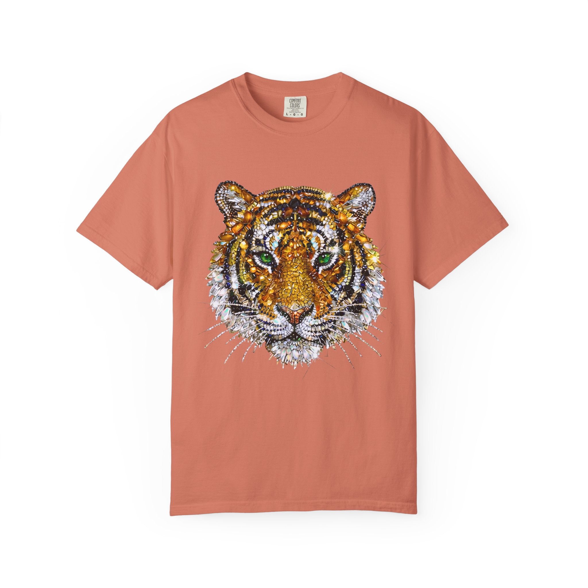 Jeweled Tiger Tee - Comfort Colors