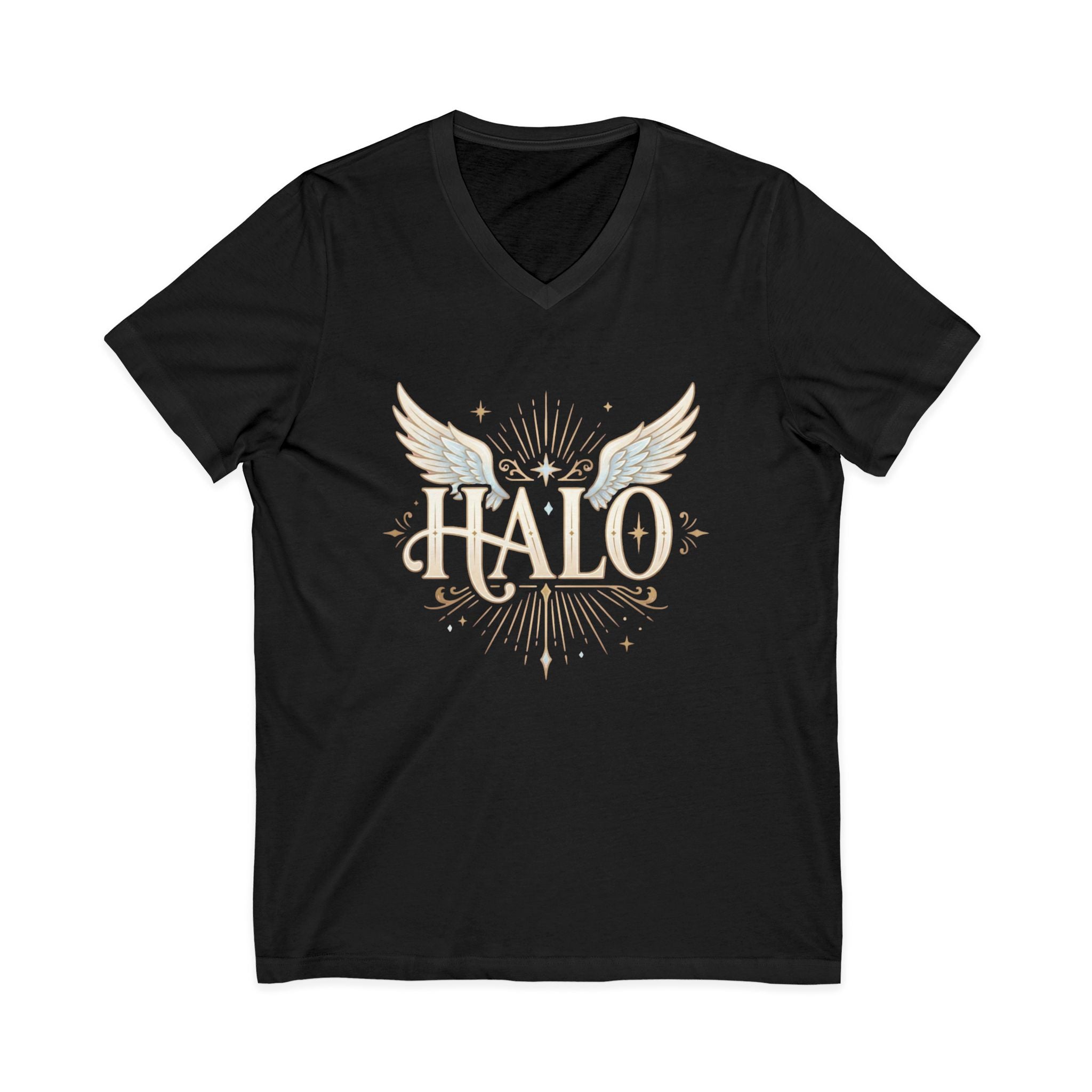 Halo V-Neck Tee - Bella+Canvas