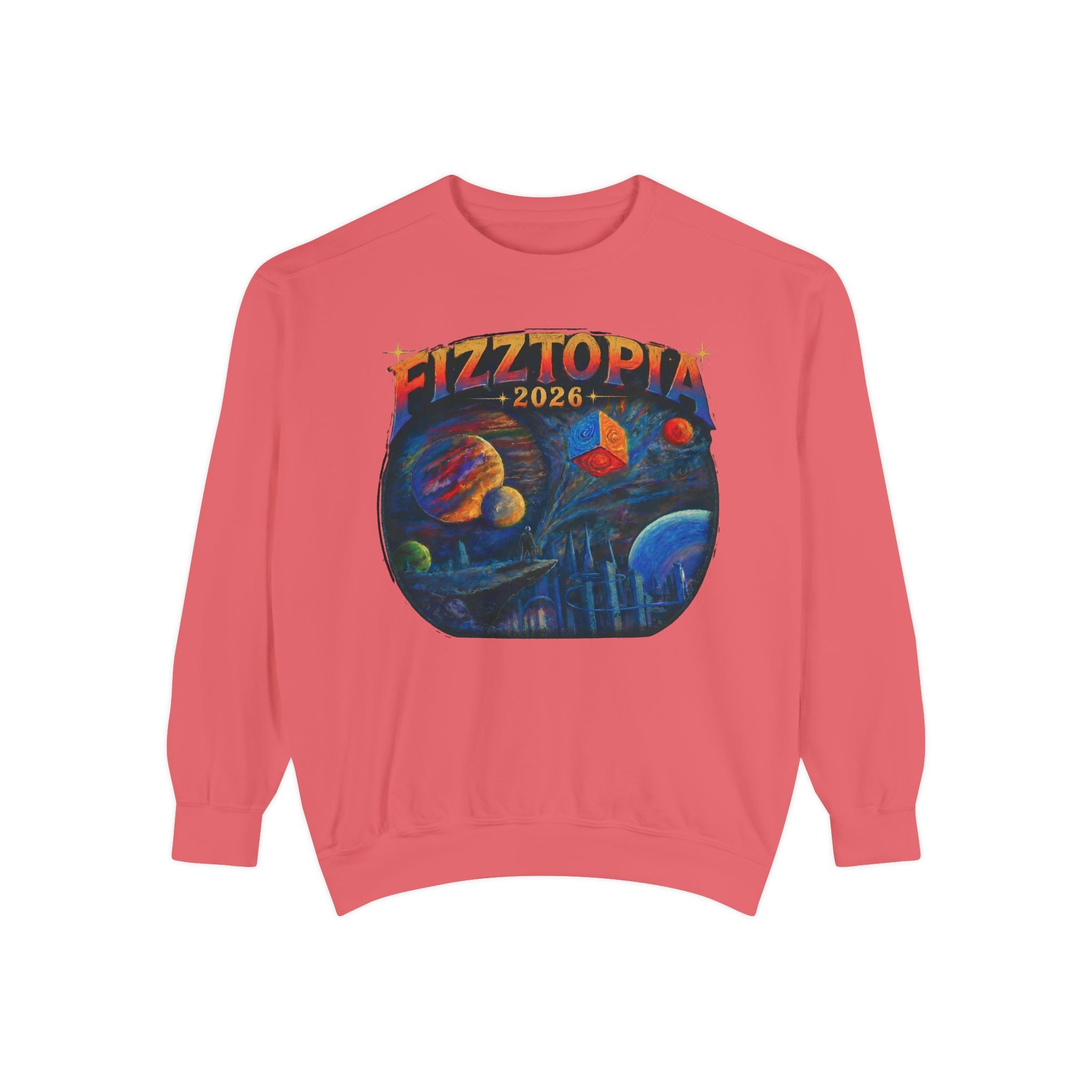 Daddy Ring Bomb's Fizztopia Galaxy Sweatshirt - Comfort Colors