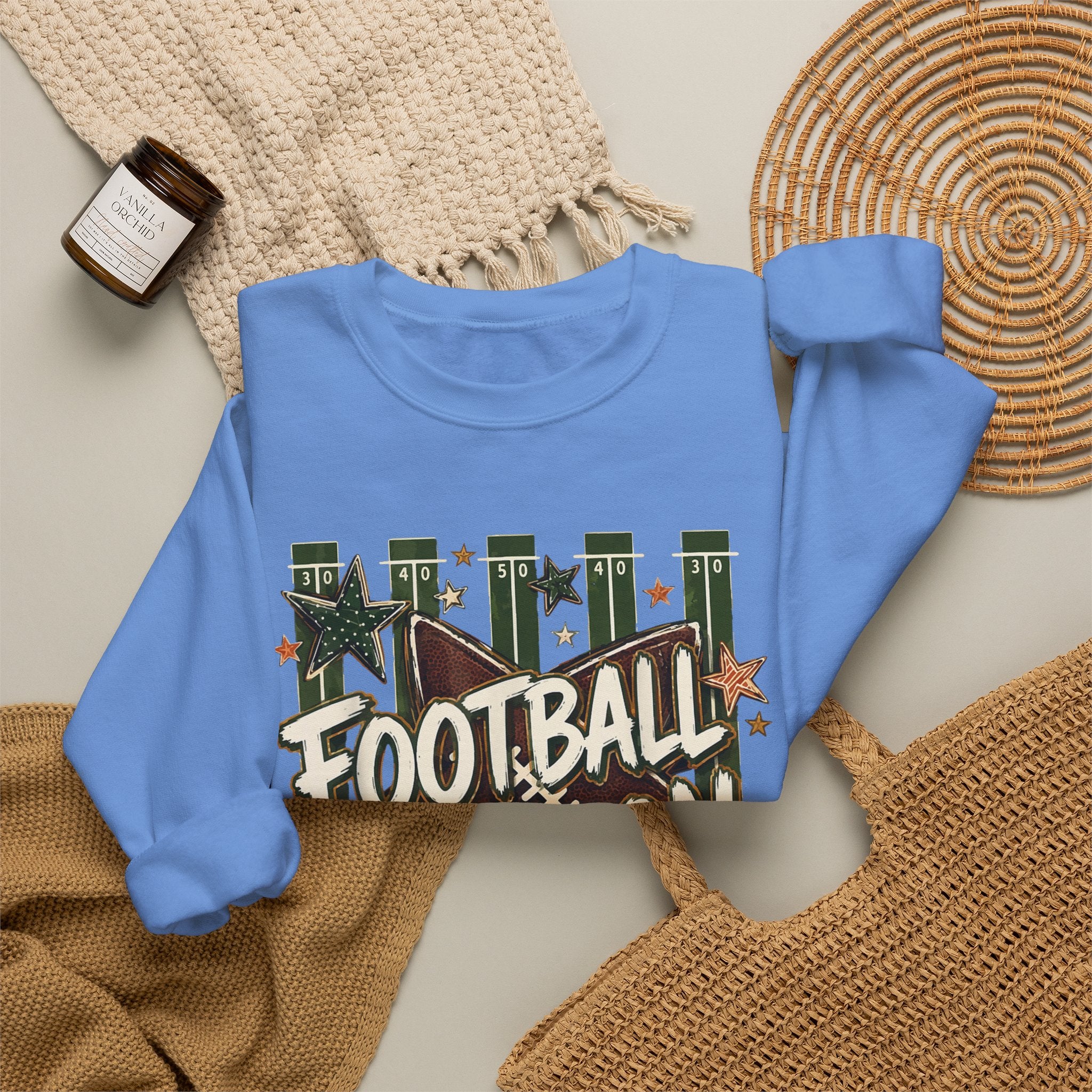 Football Season Sweatshirt - Gildan