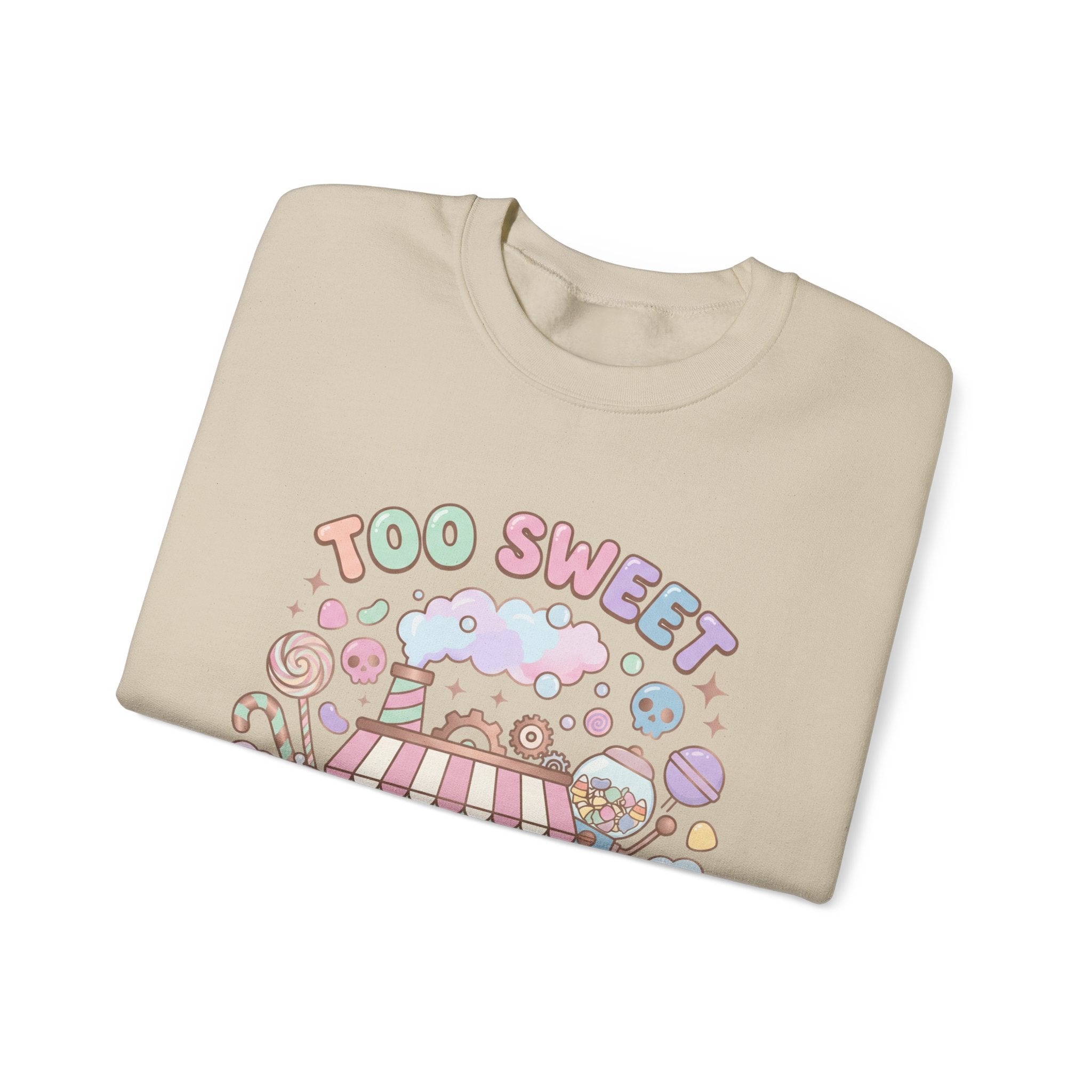 Too Sweet To Be Spooky Sweatshirt - Gildan