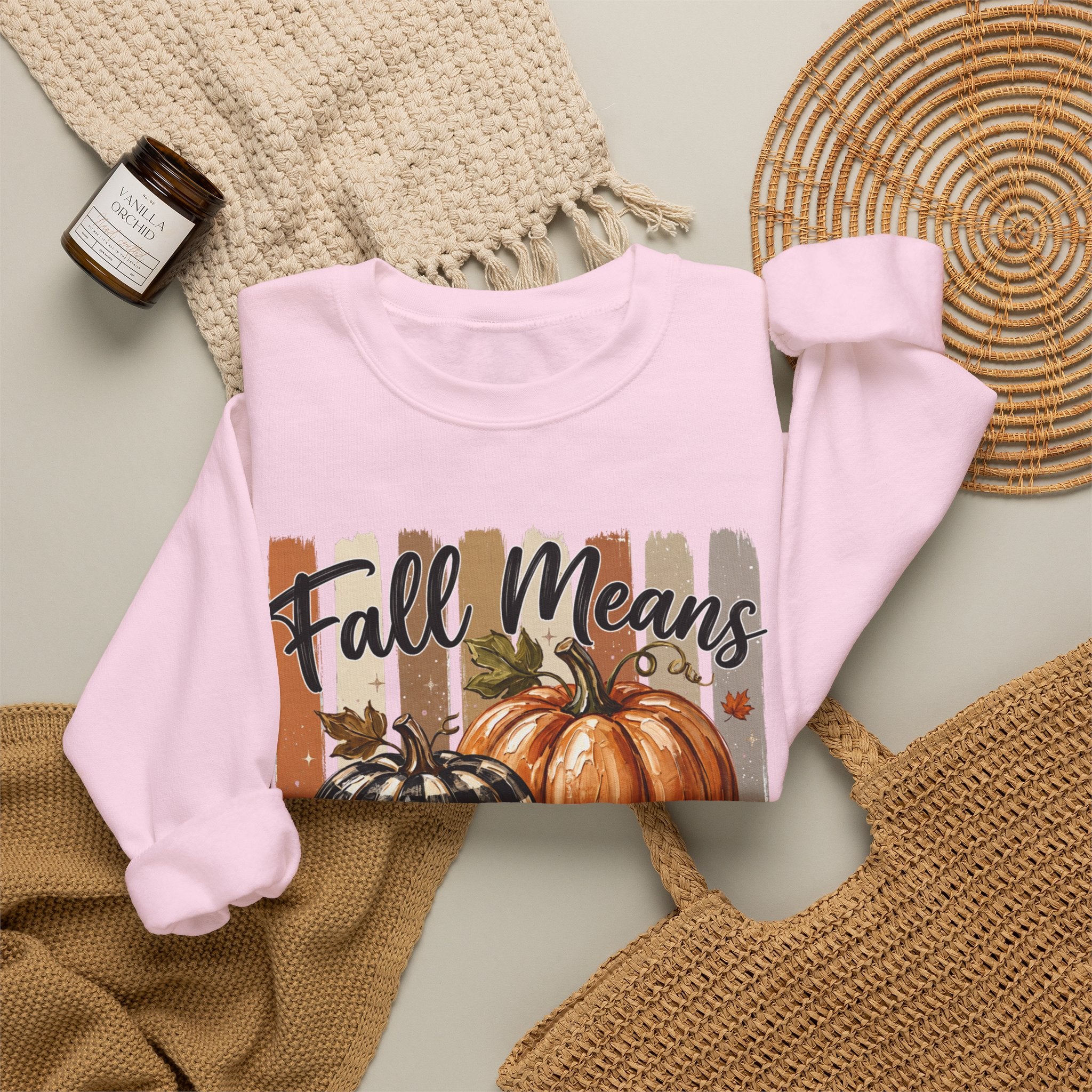 Fall Means Football Sweatshirt - Gildan