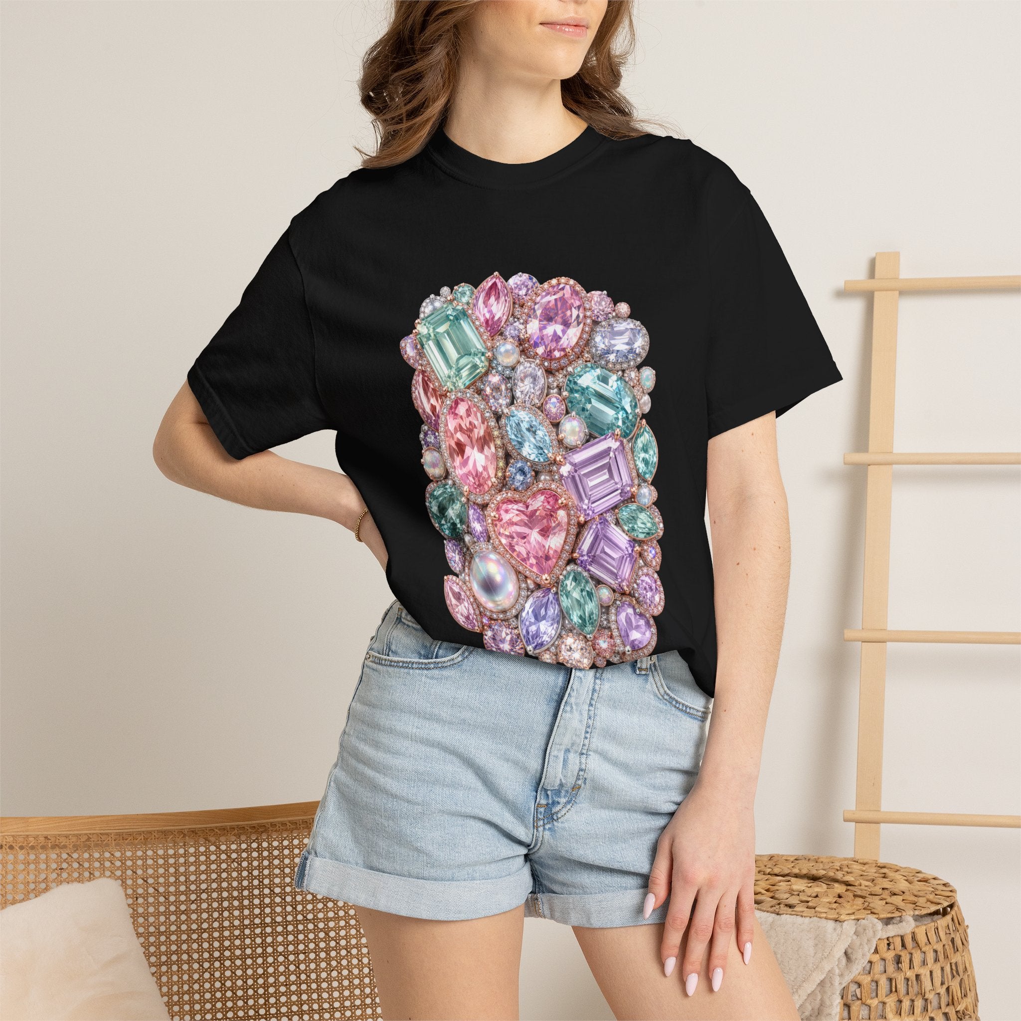 Halo Gemstone Tee - Comfort Colors