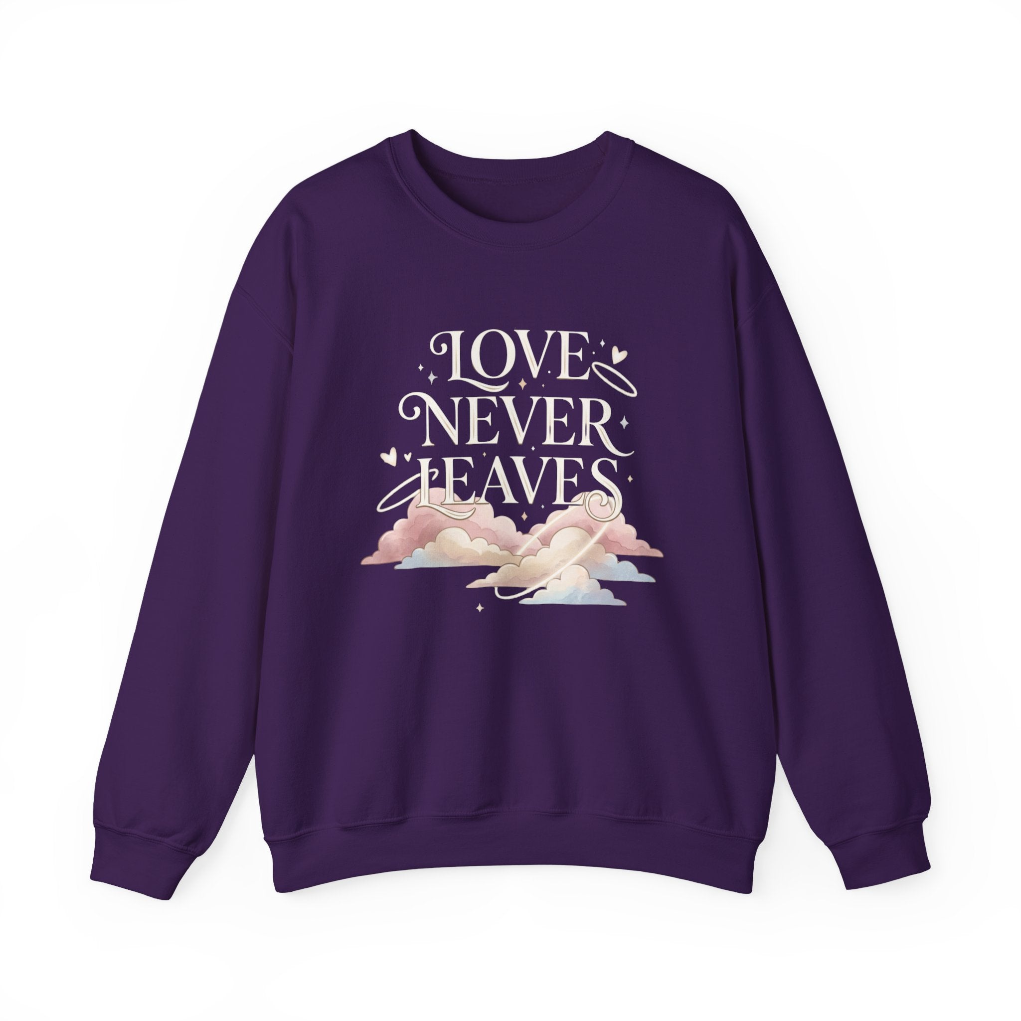 Love Never Leaves Sweatshirt - Gildan