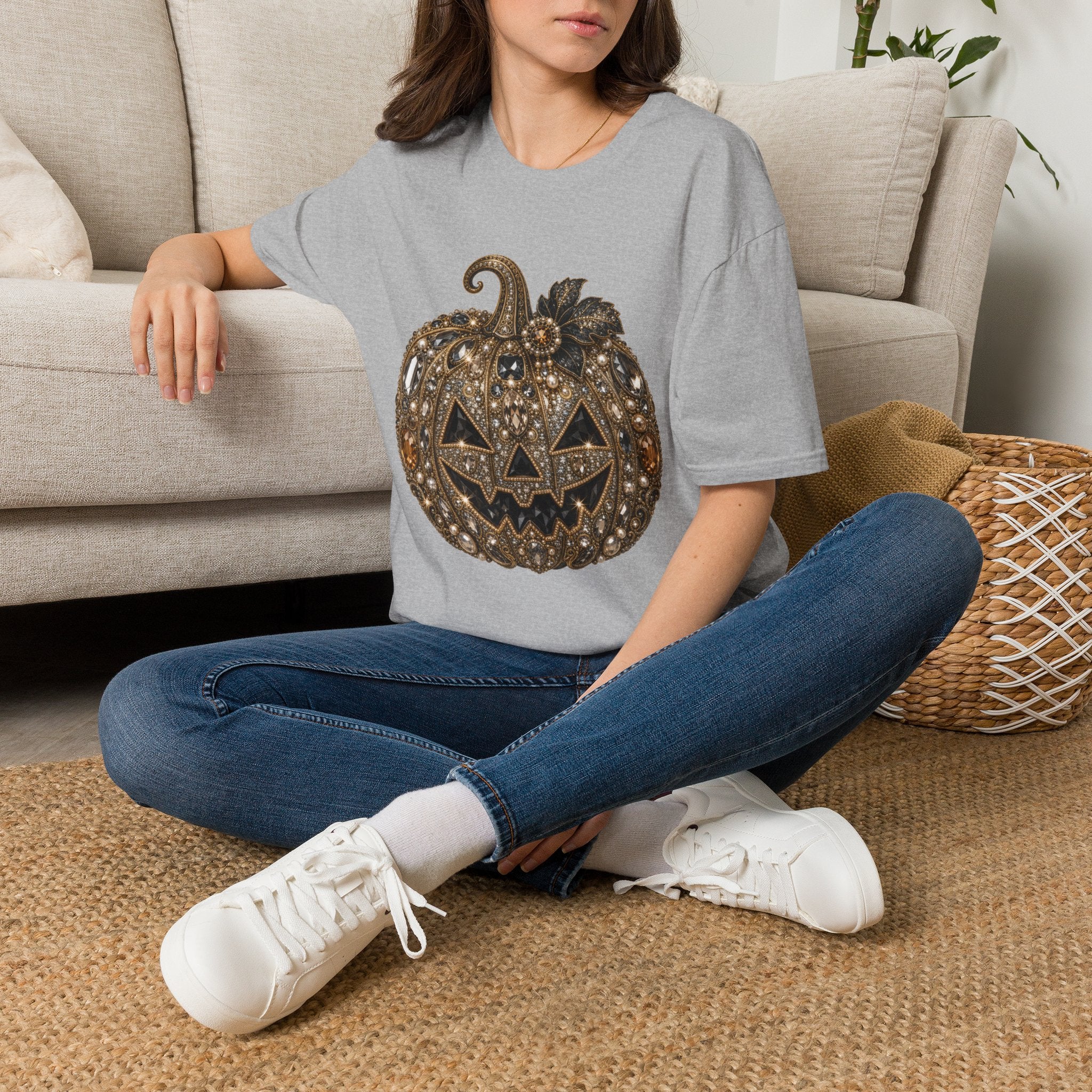 The Jeweled Pumpkin Tee - Gildan