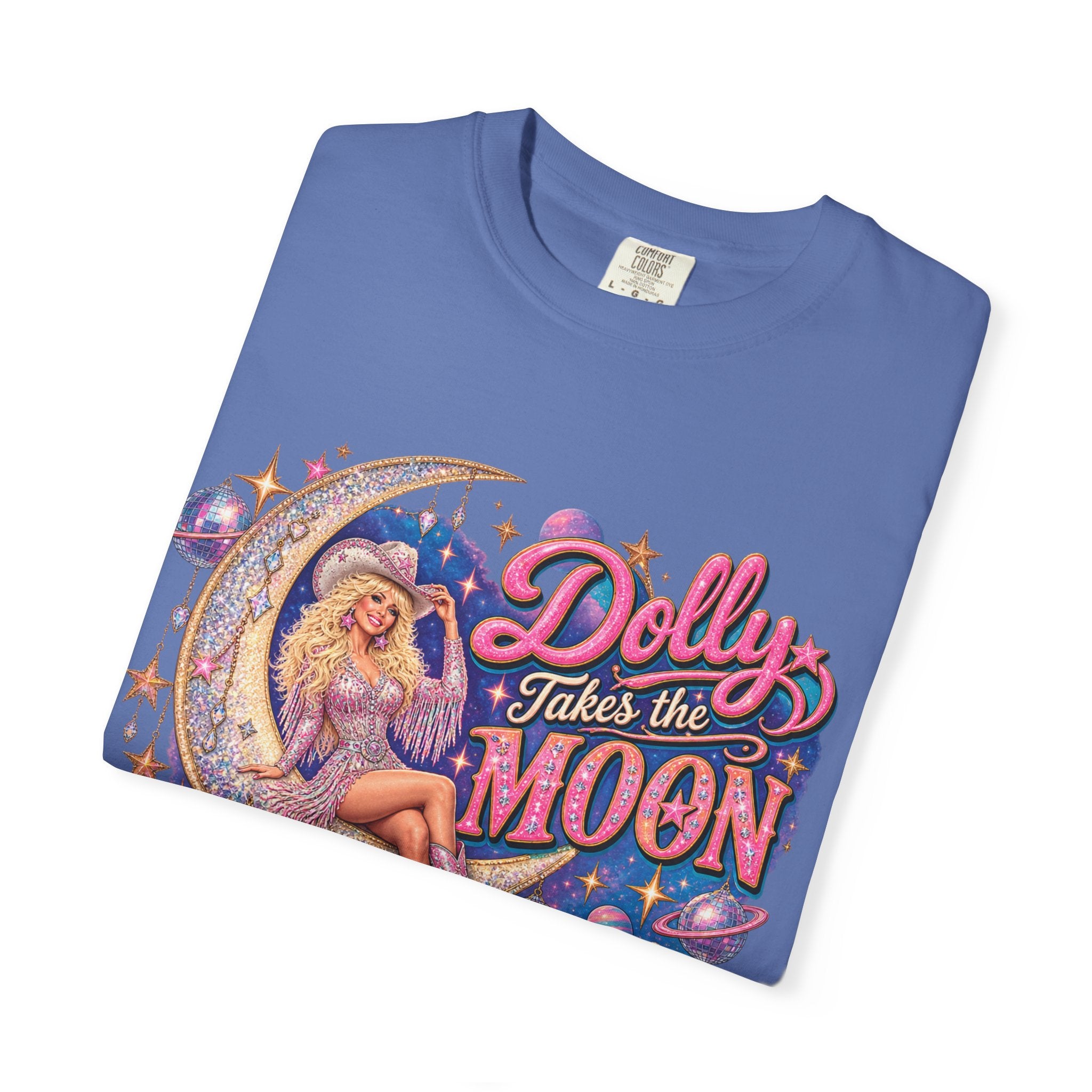 Dolly Takes The Moon Tee