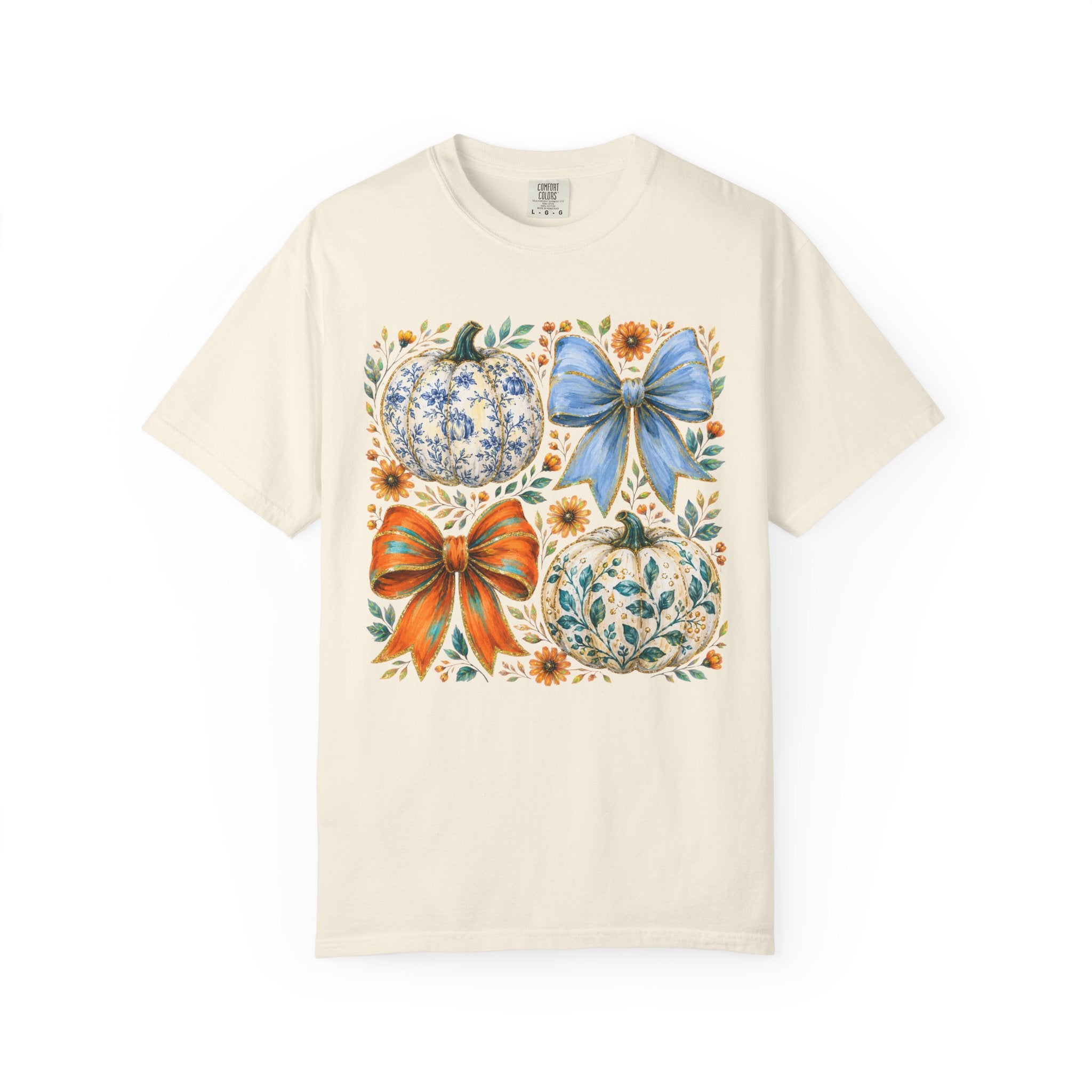 Cozy Autumn Pumpkin Tee - Comfort Colors