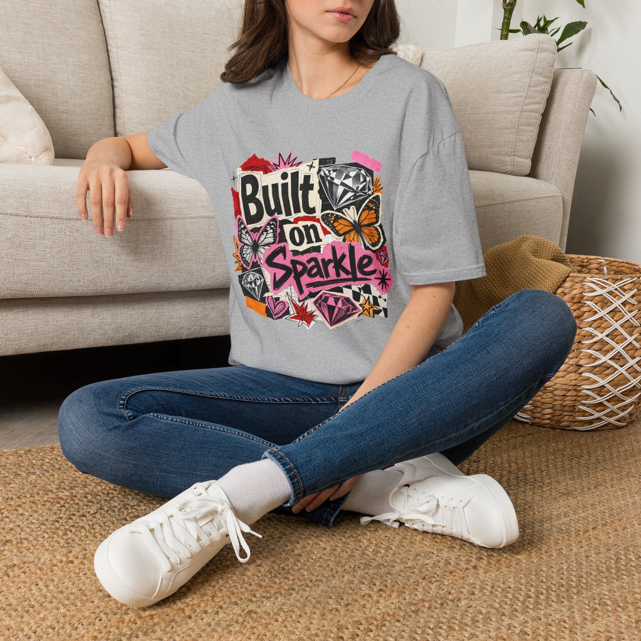 Built on Sparkle Tee - Gildan