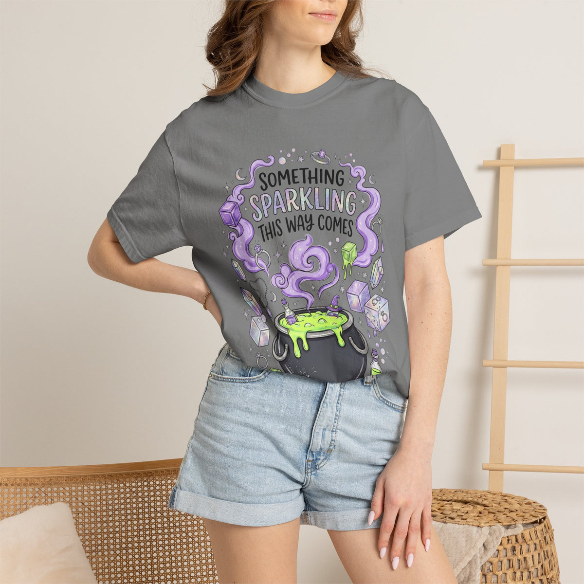 The Spooky Cauldron Tee - Comfort Colors