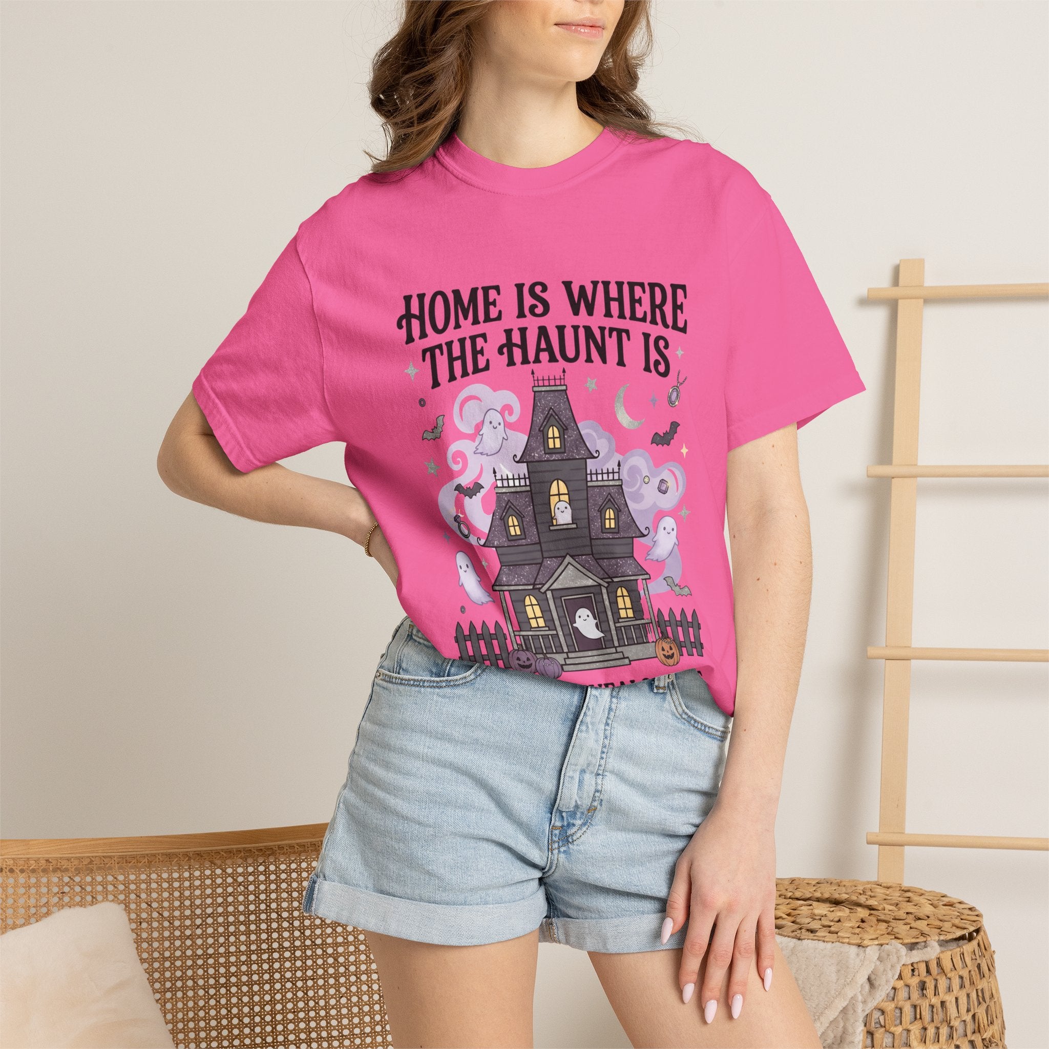 Home Is Where The Haunt Is Tee - Comfort Colors