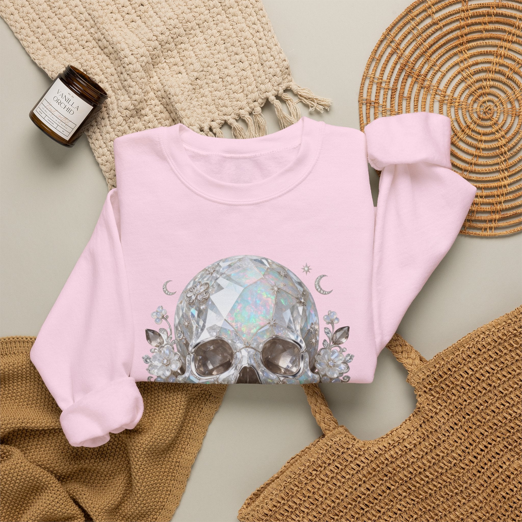 The Moonstone Skull Sweatshirt - Gildan