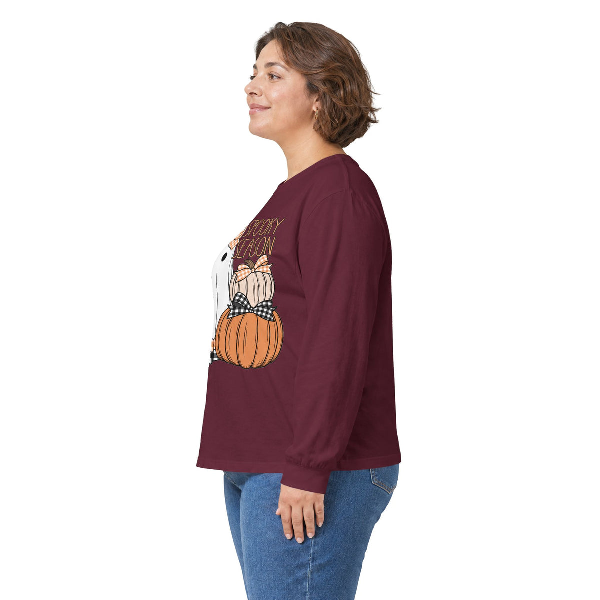 The Bow Ghost Long Sleeve Tee - Gildan