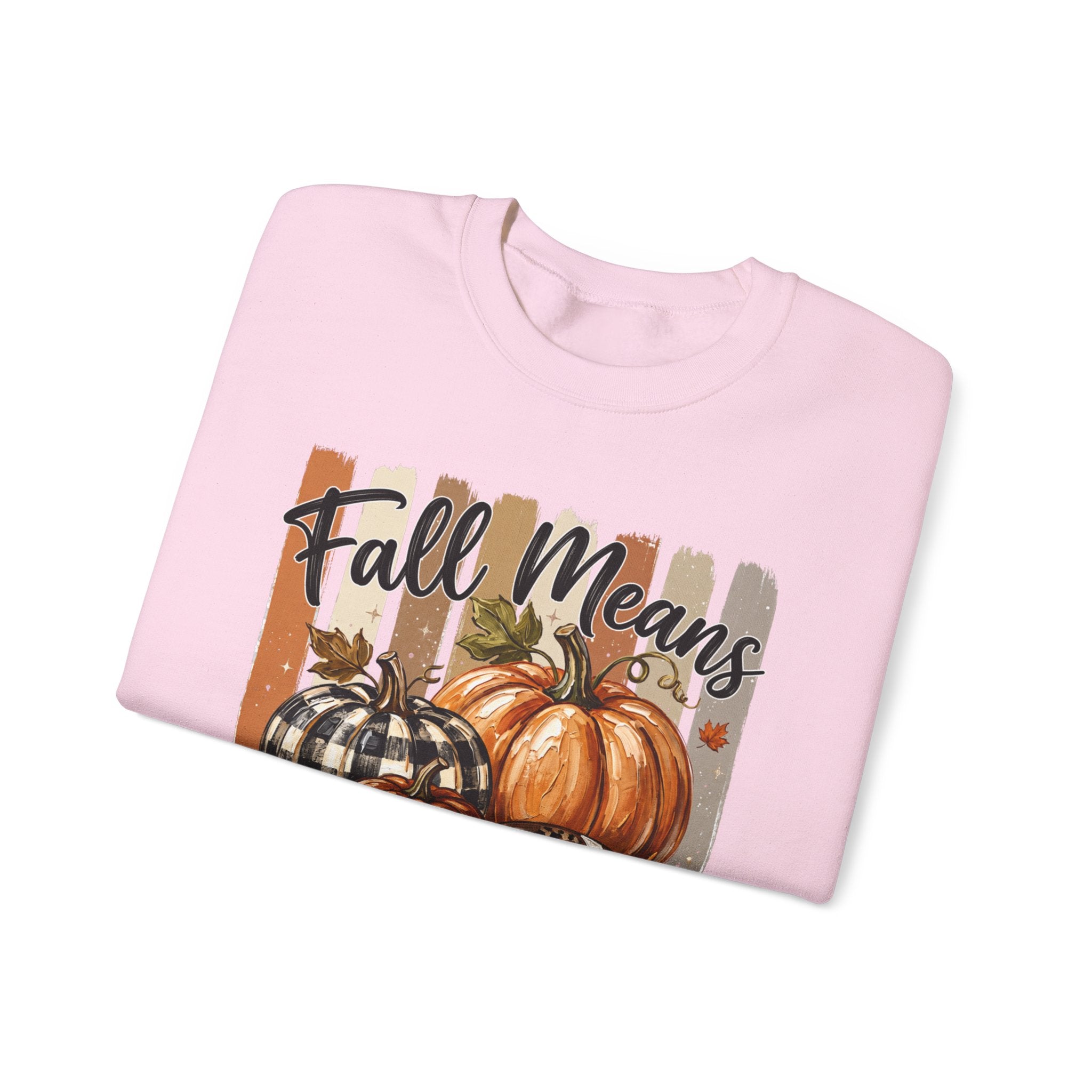 Fall Means Football Sweatshirt - Gildan