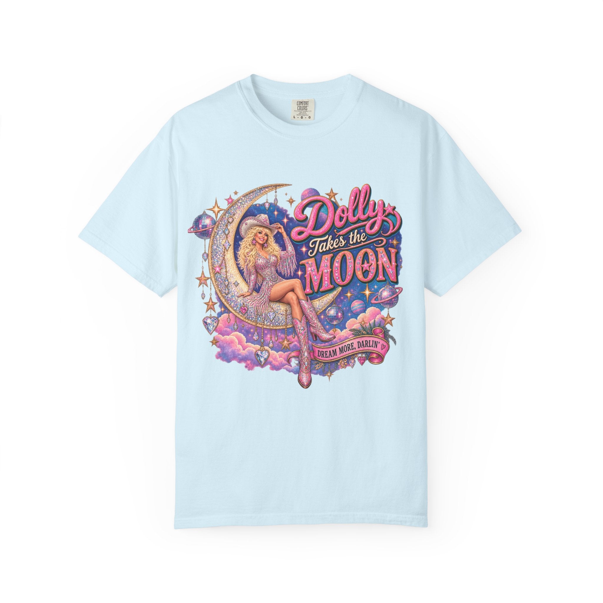 Dolly Takes The Moon Tee