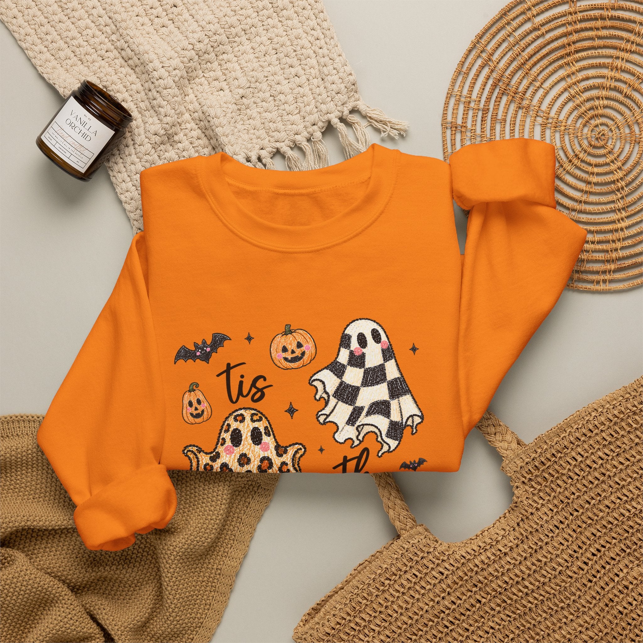 Tis The Season Halloween Sweatshirt - Gildan