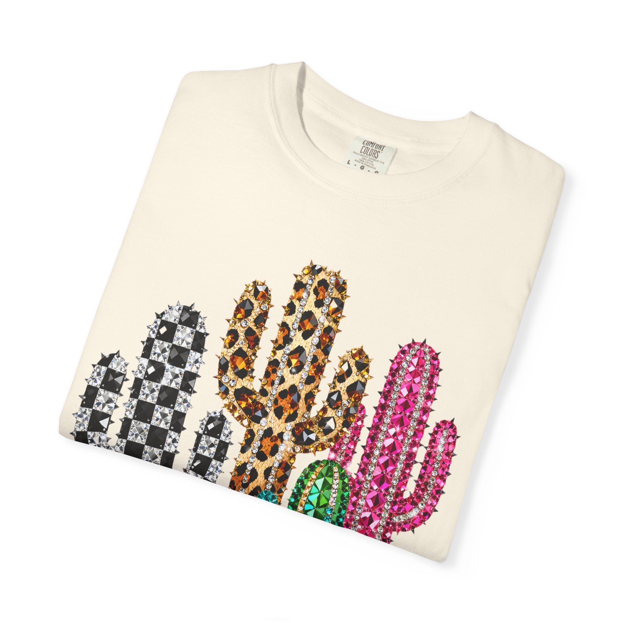 The Jeweled Cactus Tee - Comfort Colors