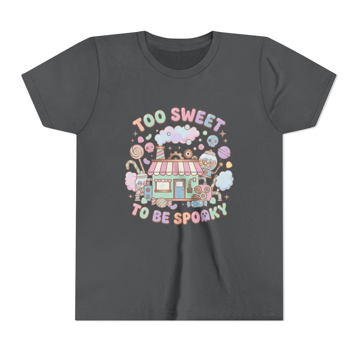 Too Sweet To Be Spooky Big Kid Tee