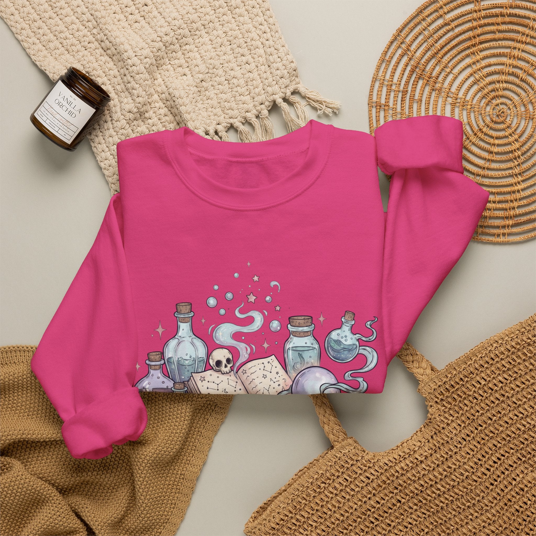 Potion Bottles and Pretty Sparkles Sweatshirt - Gildan