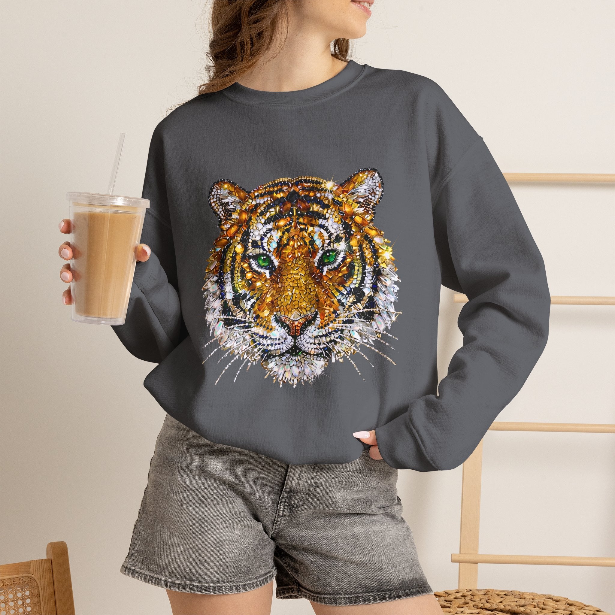 Jeweleed Tiger Sweatshirt