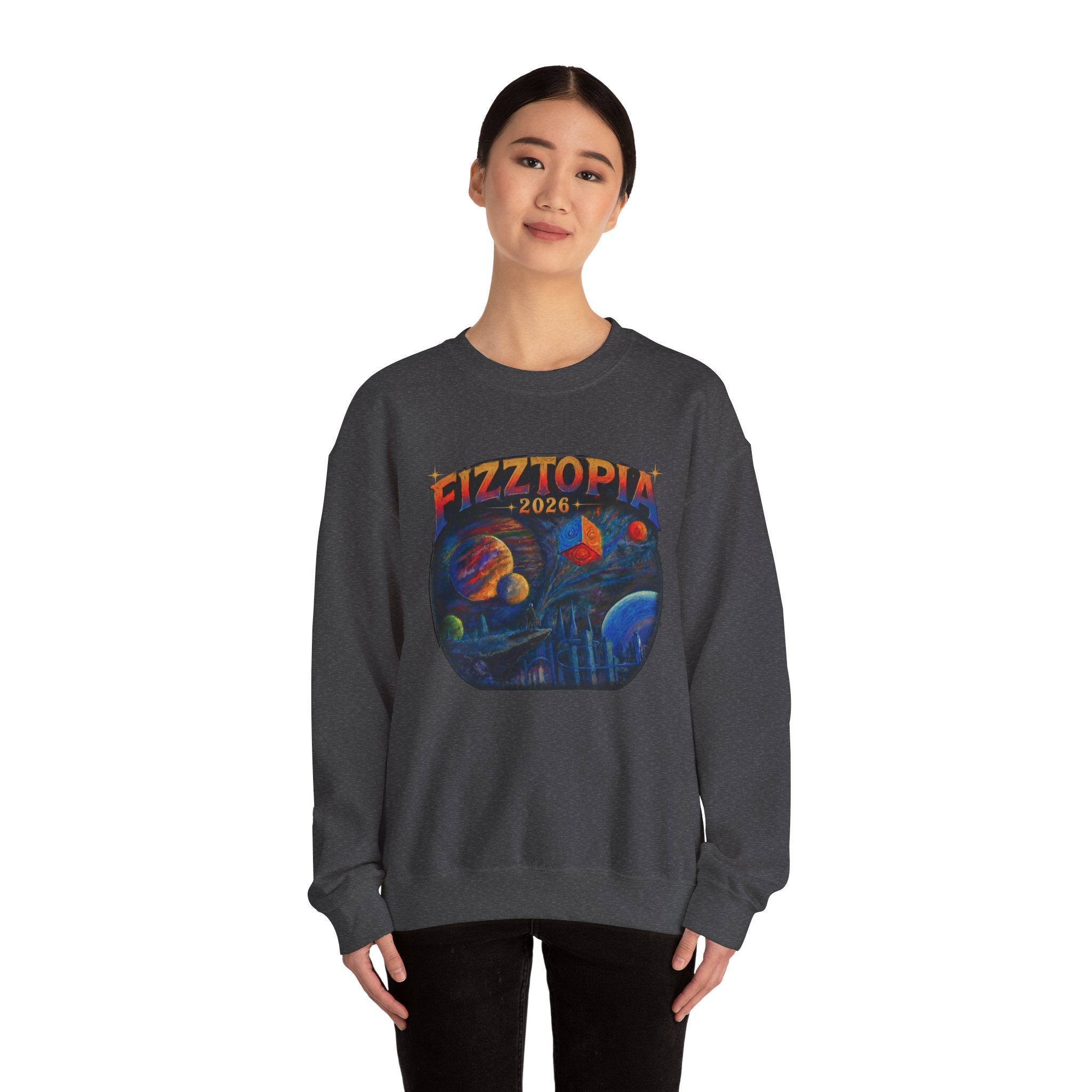 Daddy Ring Bomb's Fizztopia Galaxy Sweatshirt - Gildan
