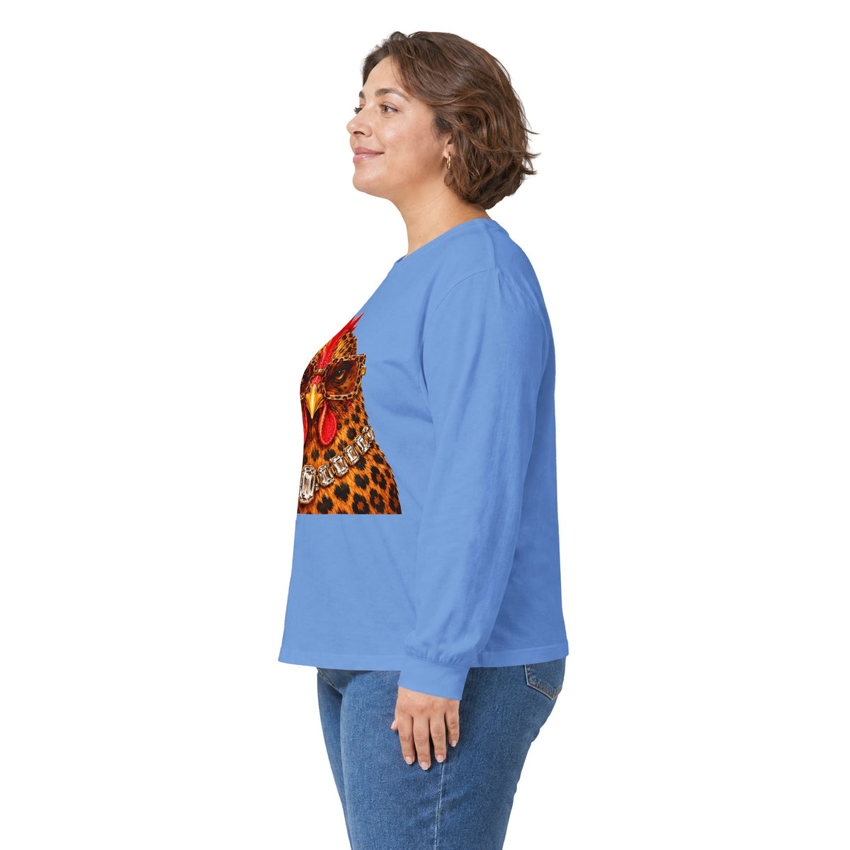 The Sassy Chicken Long Sleeve Tee - Gildan