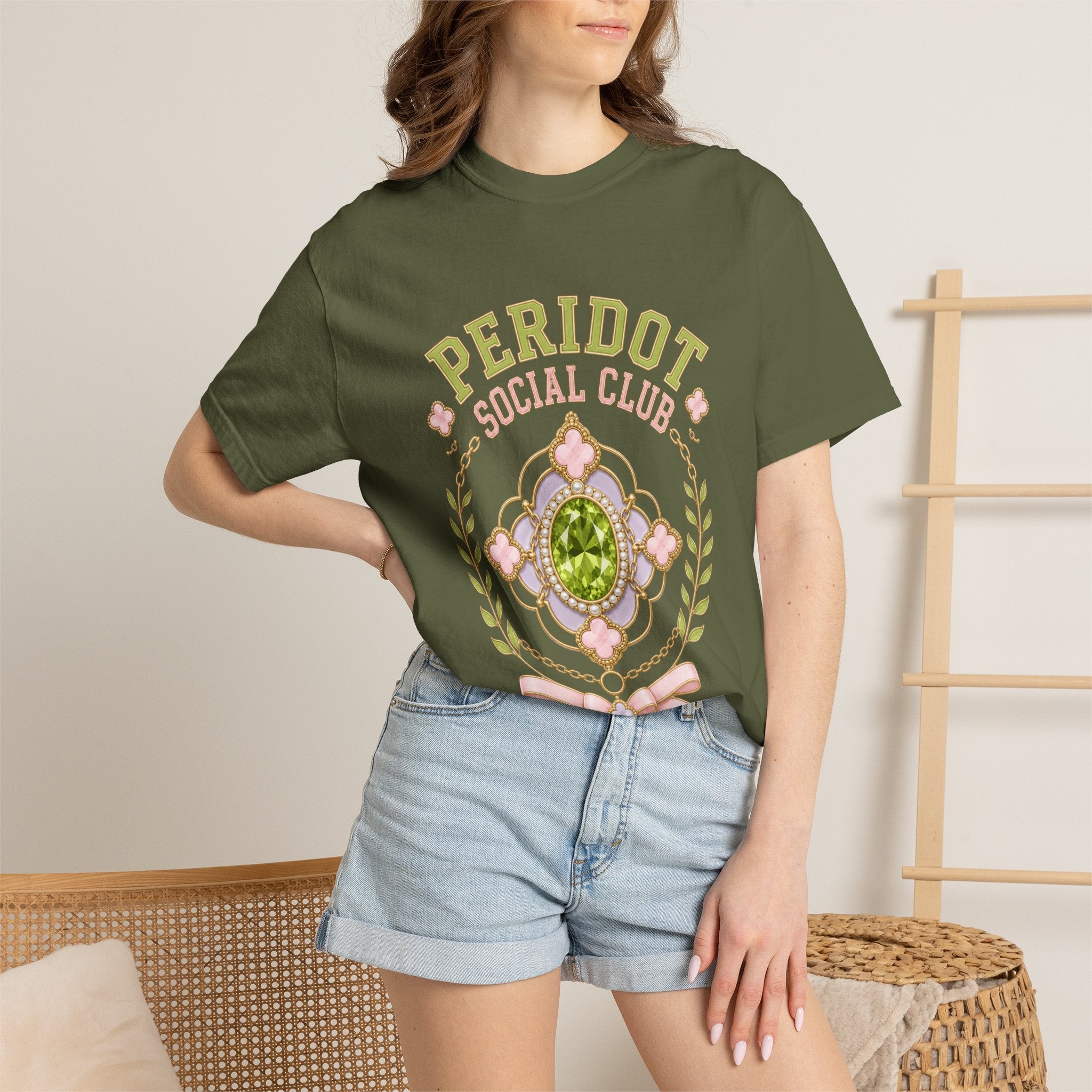 Peridot Social Club Tee - Comfort Colors